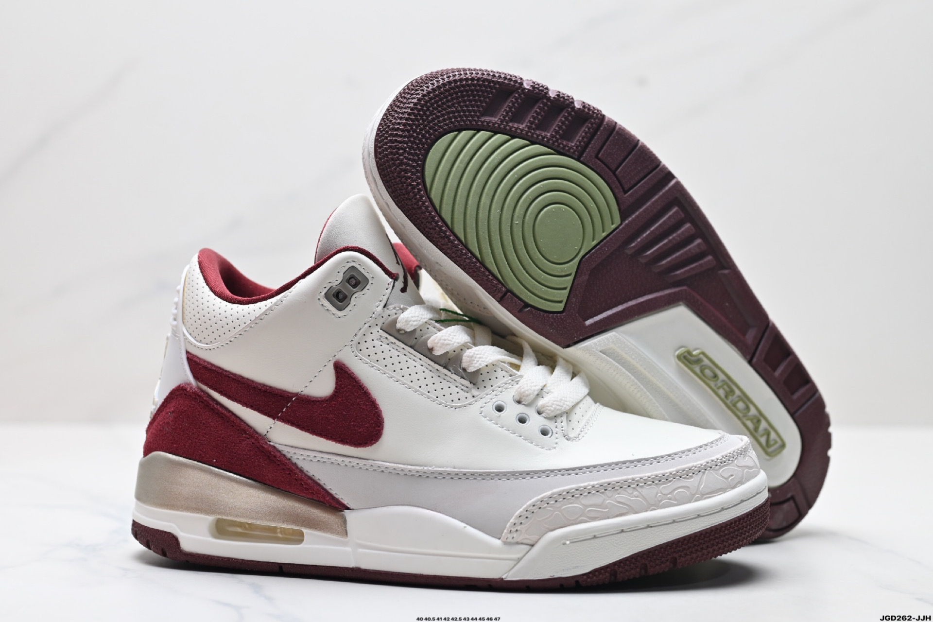 58$ dh Top Quality Air Jordan 3 Retro Half size 36-46 43526045088 DB453 gallery