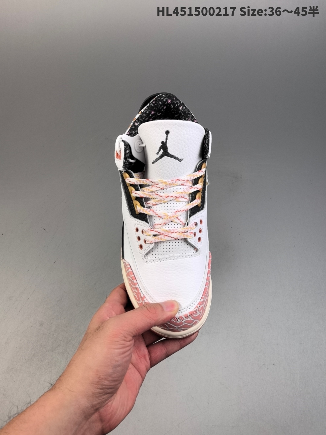 58$ dh Top Quality Air jordan 3 Retro Half size 36-45 43502045084 DB647 gallery