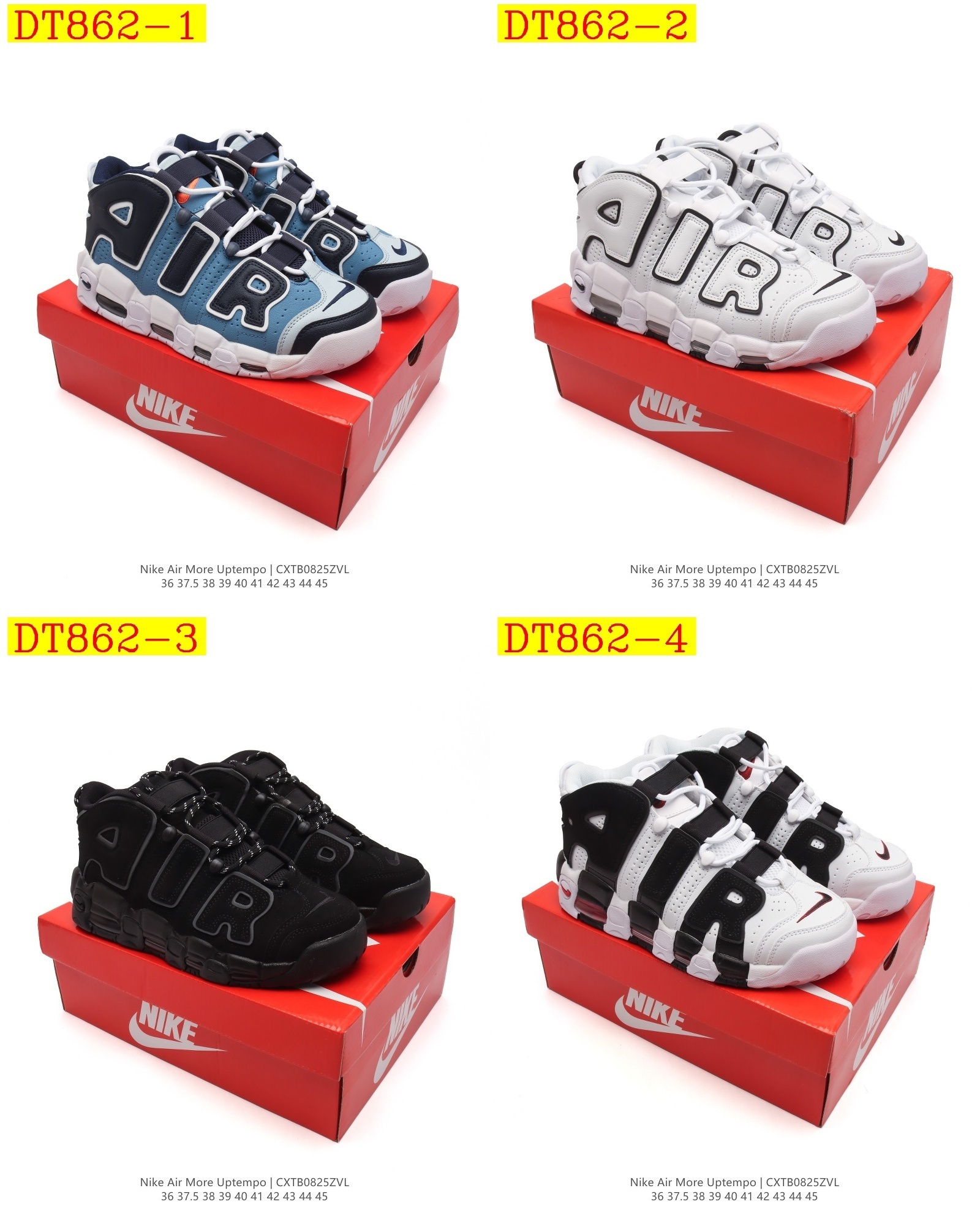58$ new_dh Nike Air More Uptempo 96 size 36-45 72485035852 DT862 gallery