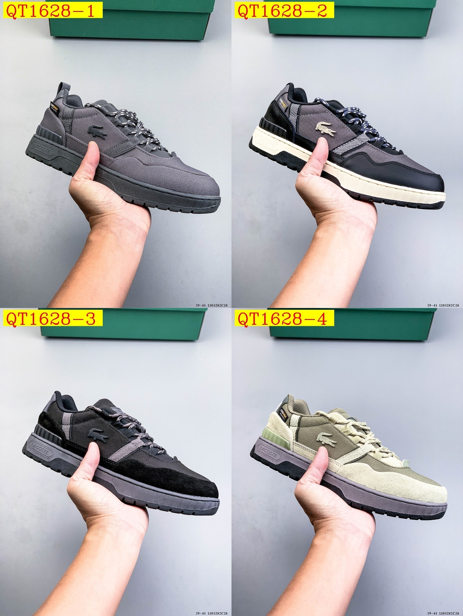 59$ LACOSTE 25 Shoes Size 39-45 524870 QT1628 gallery