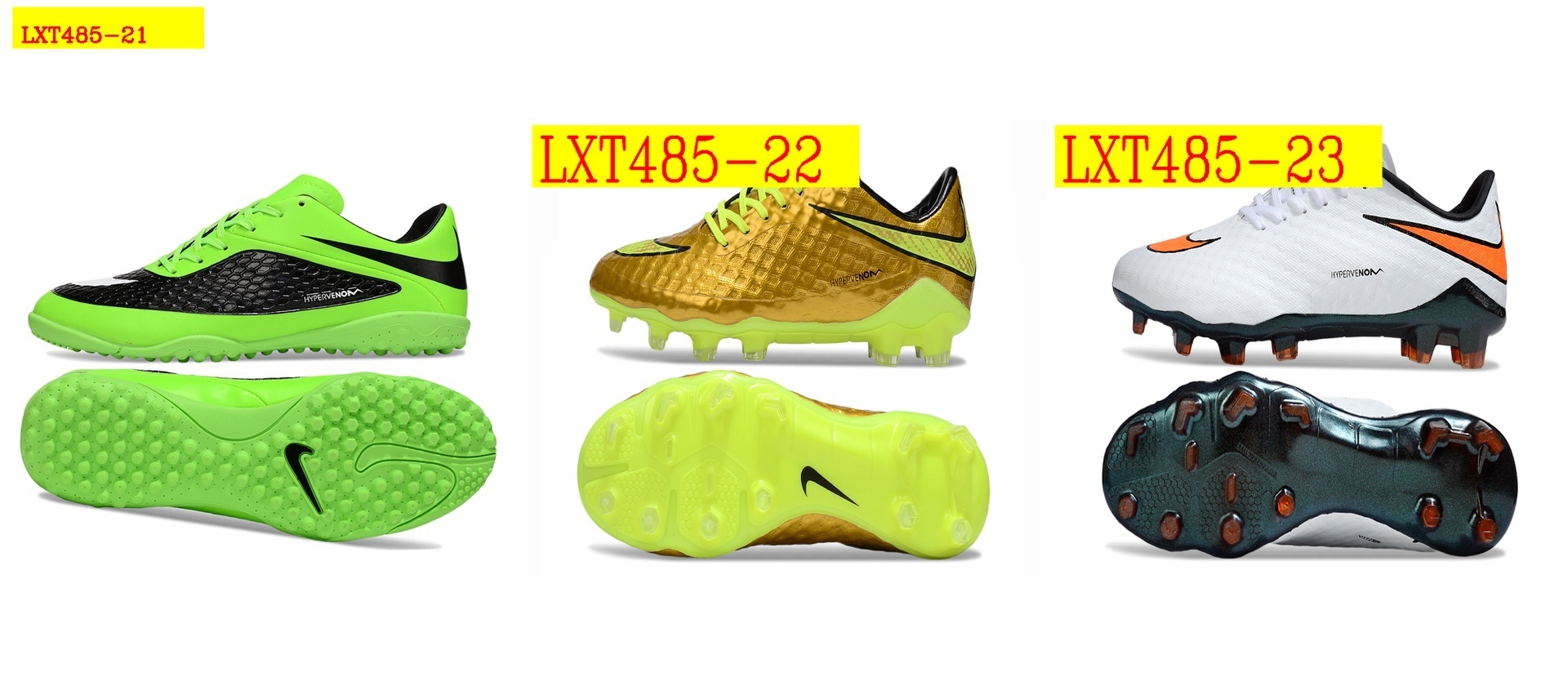 59$ Nike Hypervenom Phantom FG Soccer Cleats Size 39-45 832250 LXT485 gallery