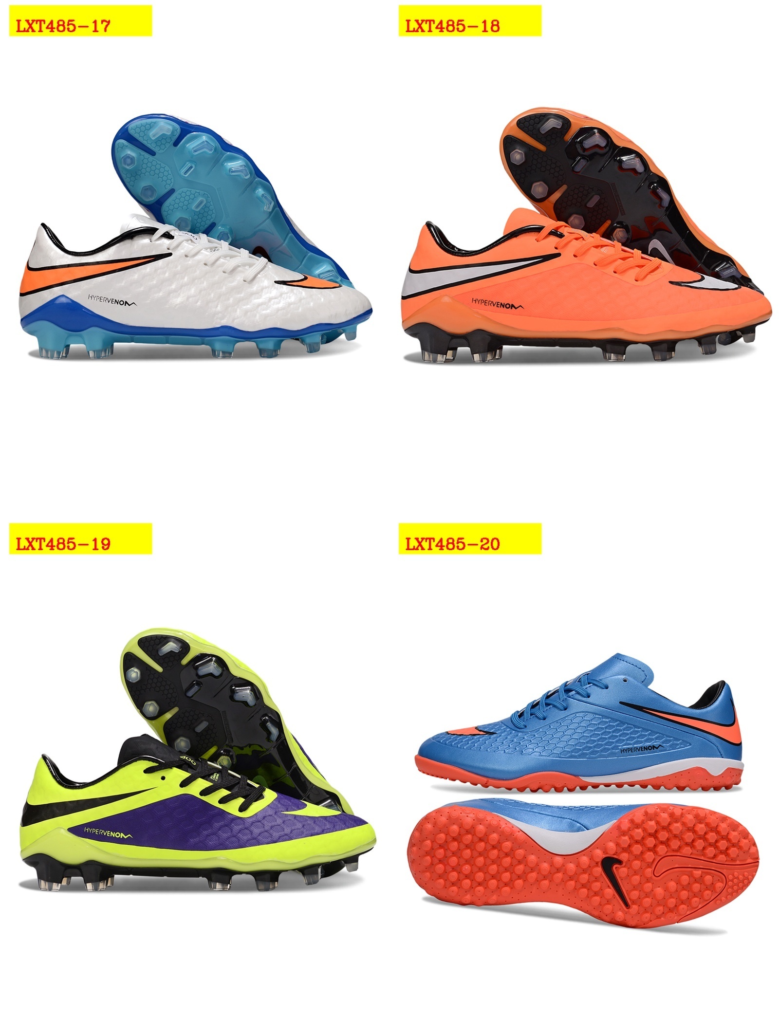 59$ Nike Hypervenom Phantom FG Soccer Cleats Size 39-45 832250 LXT485 gallery