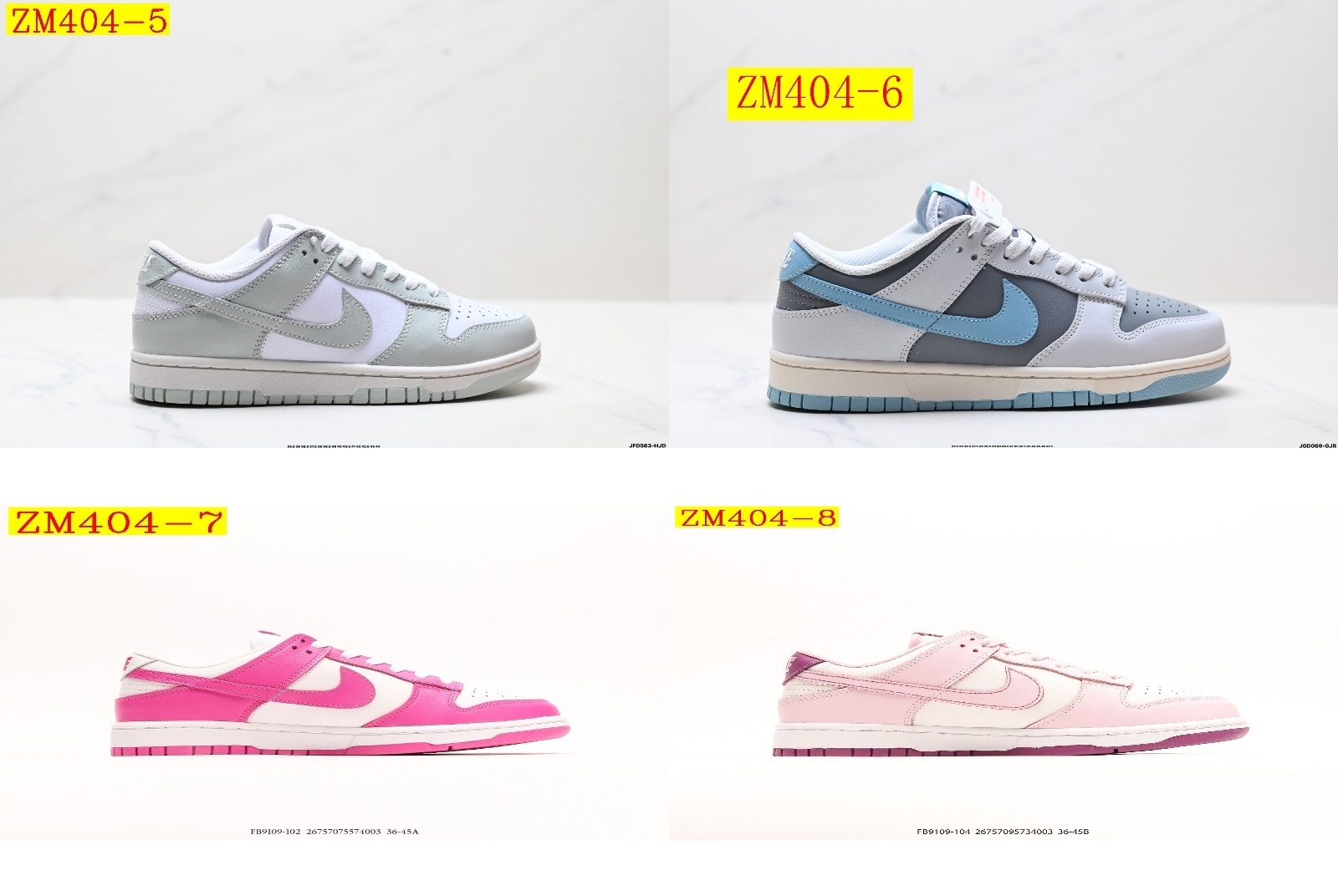 59$ Top Quality Nike SB Dunk Low Size 36-45 937240 ZM404 gallery