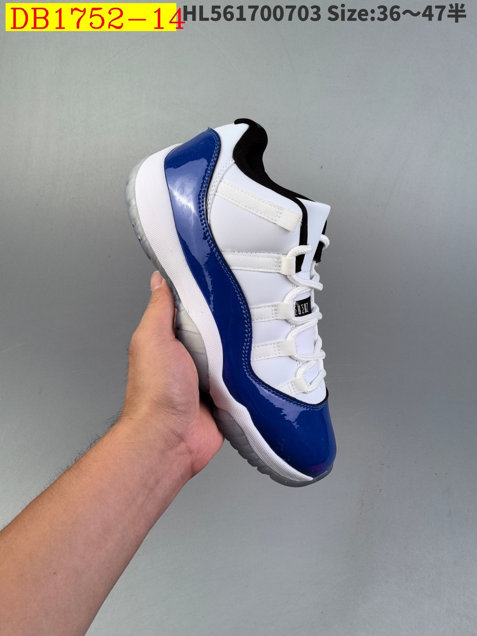 59$ dh Air Jordan 11 Retro Low Concord Bred size 36-46 53241045195 DB1752 gallery