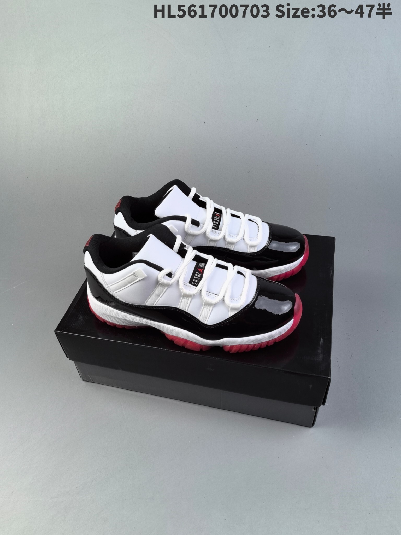 59$ dh Air Jordan 11 Retro Low Concord Bred size 36-46 53241045195 DB1752 gallery