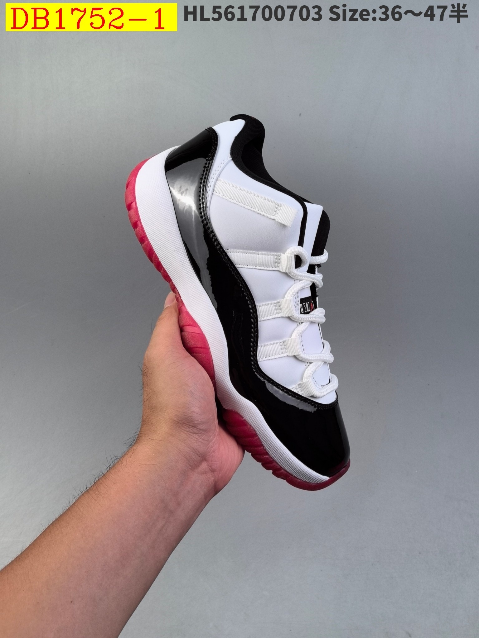 59$ dh Air Jordan 11 Retro Low Concord Bred size 36-46 53241045195 DB1752 gallery