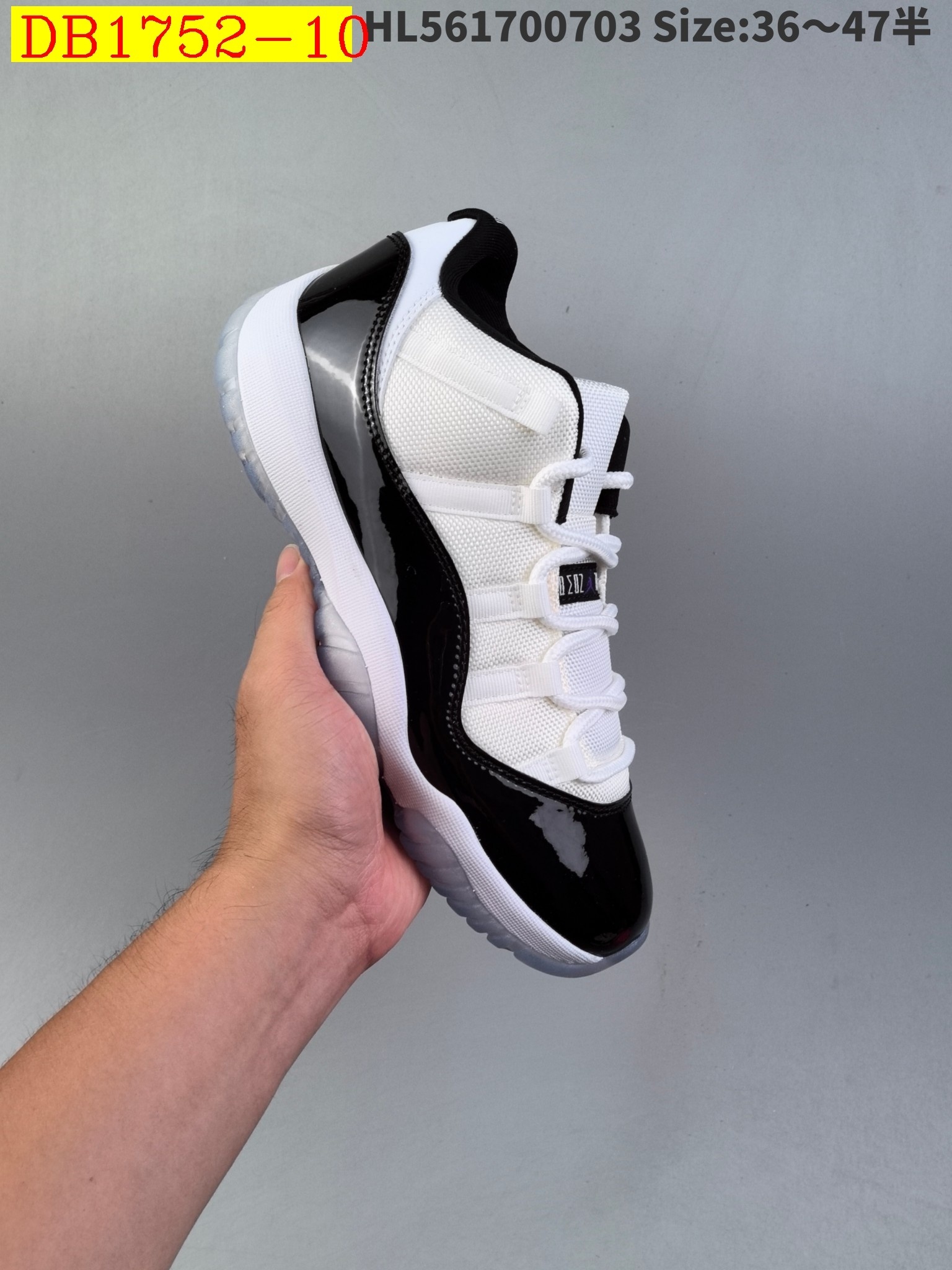 59$ dh Air Jordan 11 Retro Low Concord Bred size 36-46 53241045195 DB1752 gallery