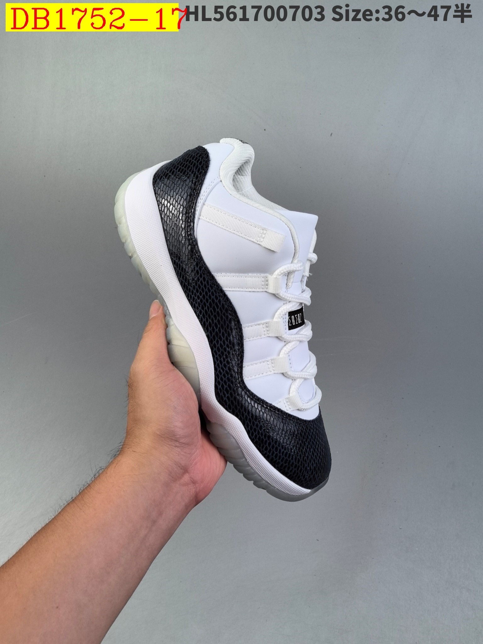 59$ dh Air Jordan 11 Retro Low Concord Bred size 36-46 53241045195 DB1752 gallery