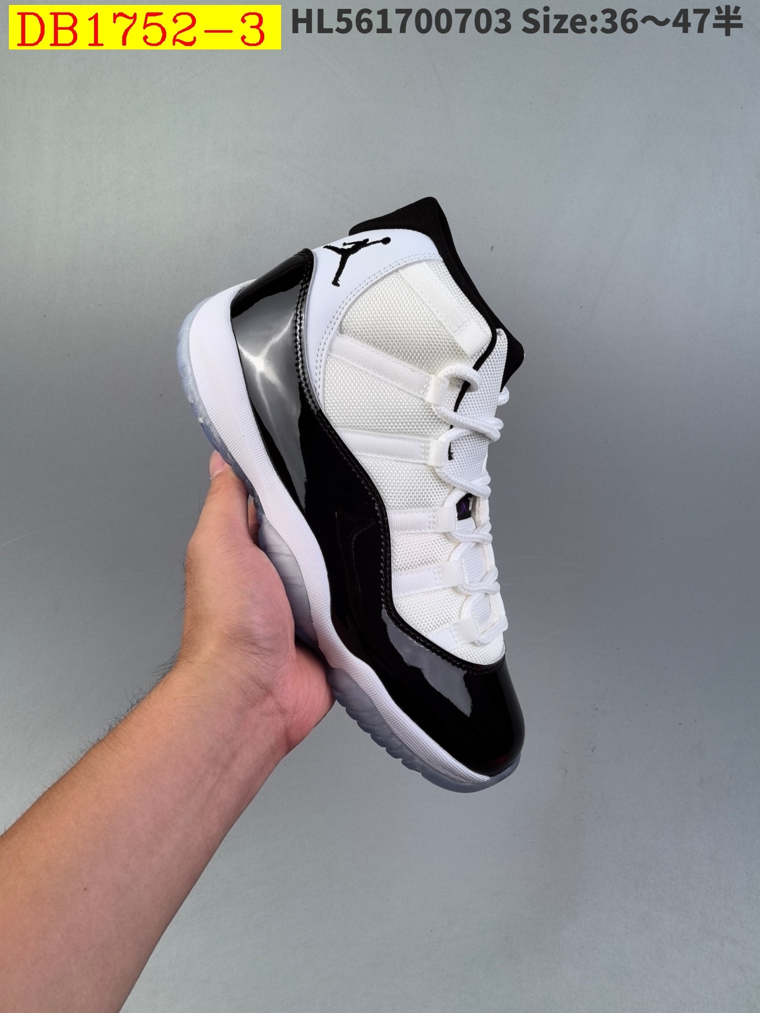 59$ dh Air Jordan 11 Retro Low Concord Bred size 36-46 53241045195 DB1752 gallery