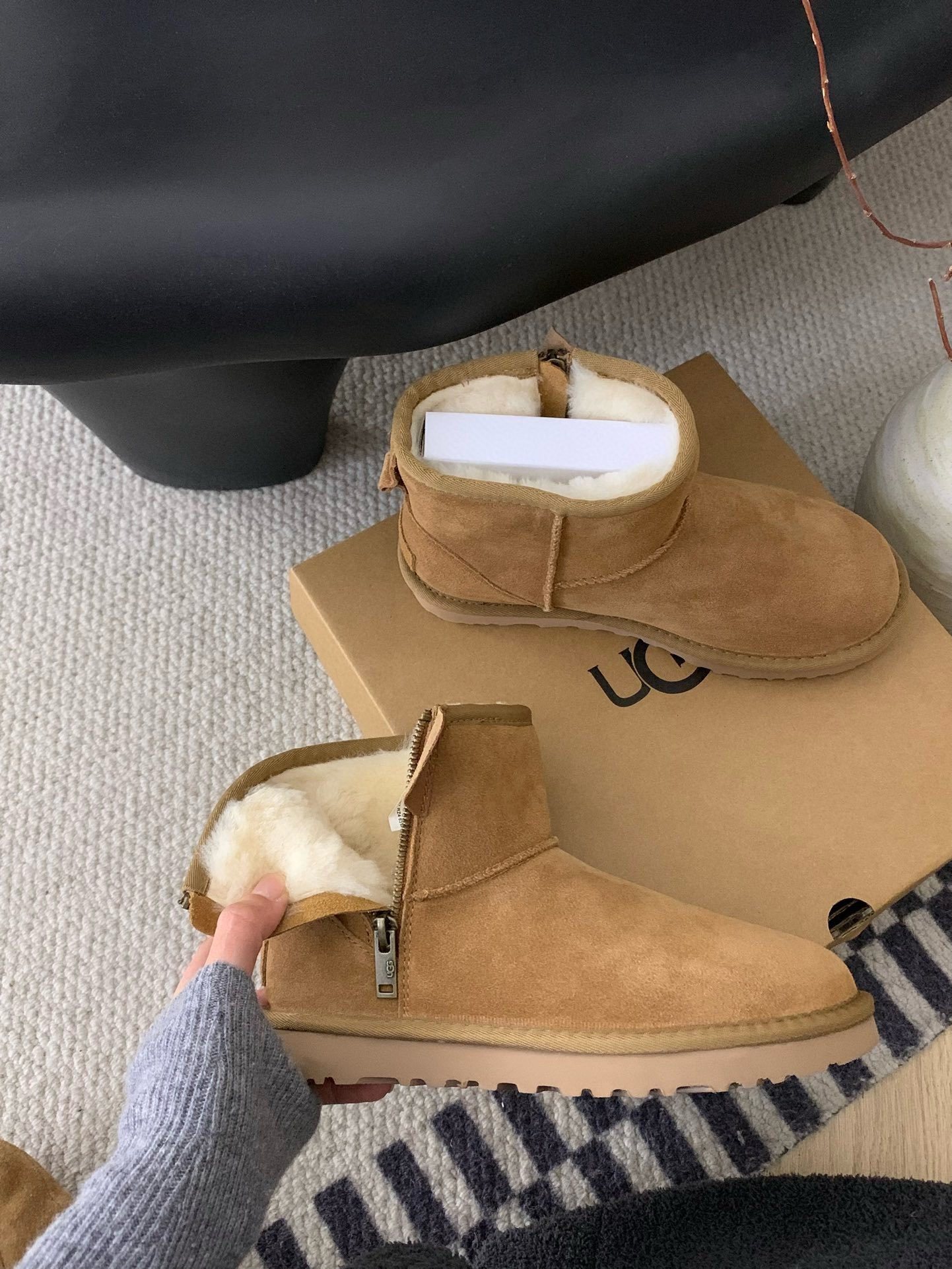 59$ dh Top Quality UGG Boot Leather Wool Size 35-40 93645046665 UG274 gallery