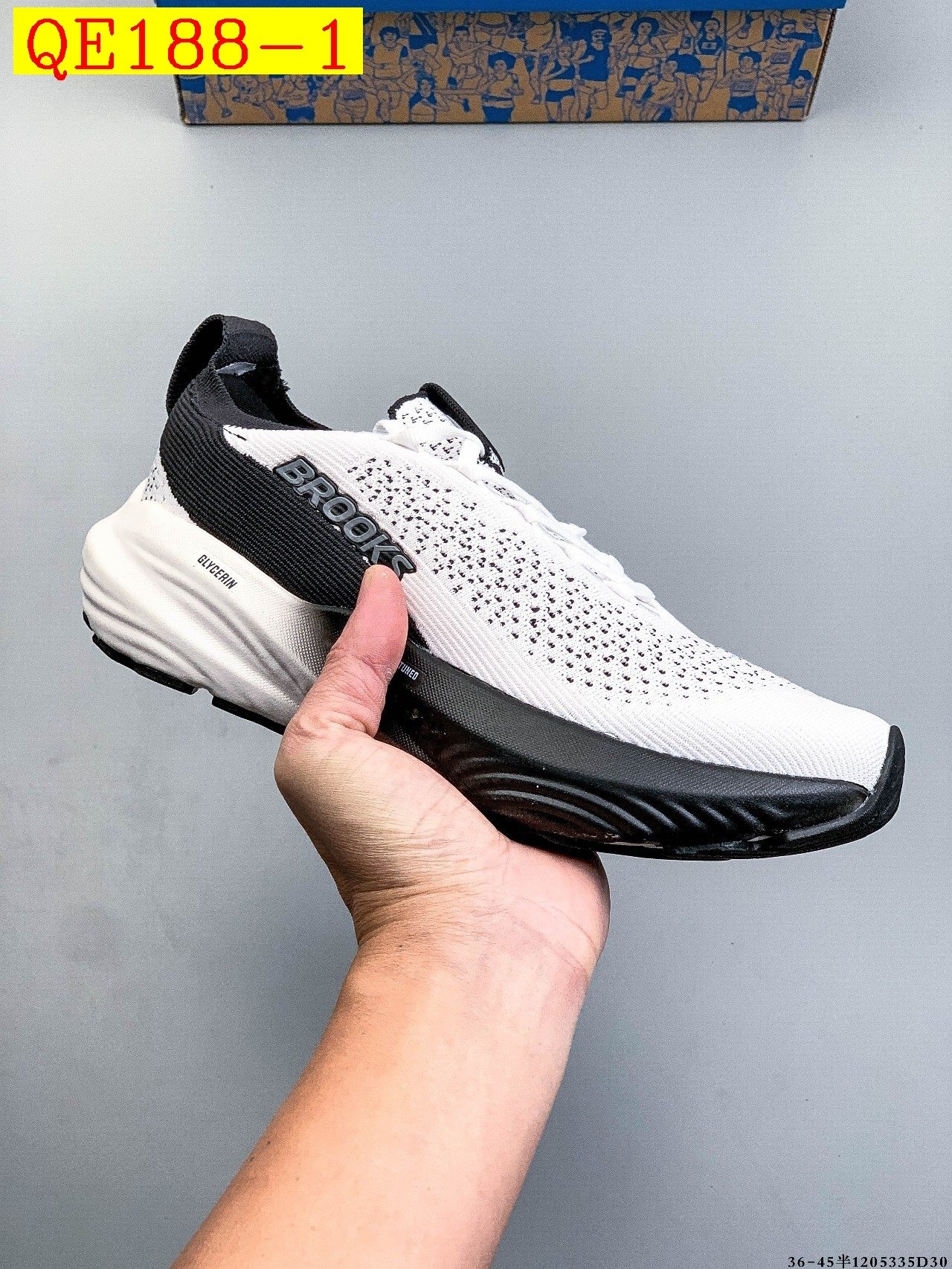 60$ Brooks Glycerin StealthFit 22 size 36-45 half 332010 QE188 gallery