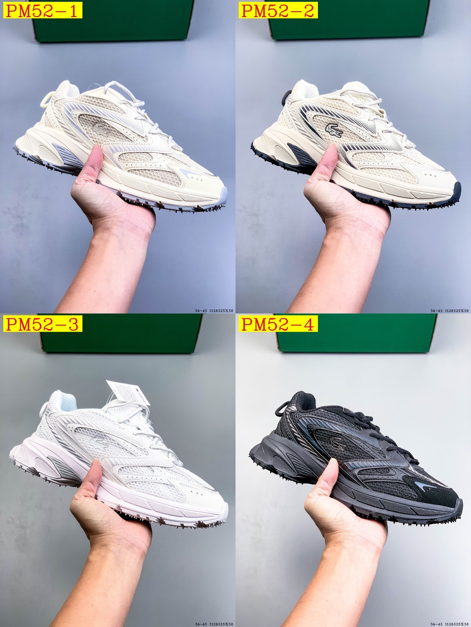 60$ LACOSTE L003 NEO SHOT Size 36-45 336080 PM52 gallery