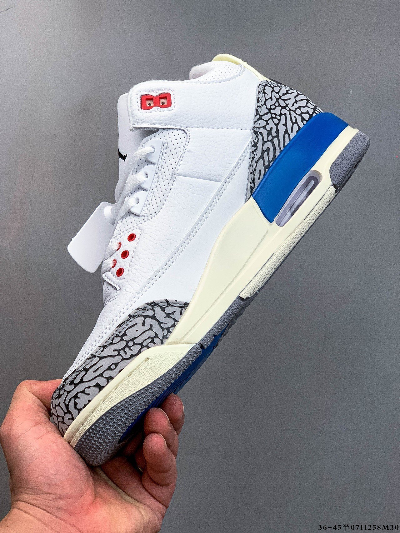 60$ Top Quality Air jordan 3 Retro size 36-45 half 539080 QT186 gallery