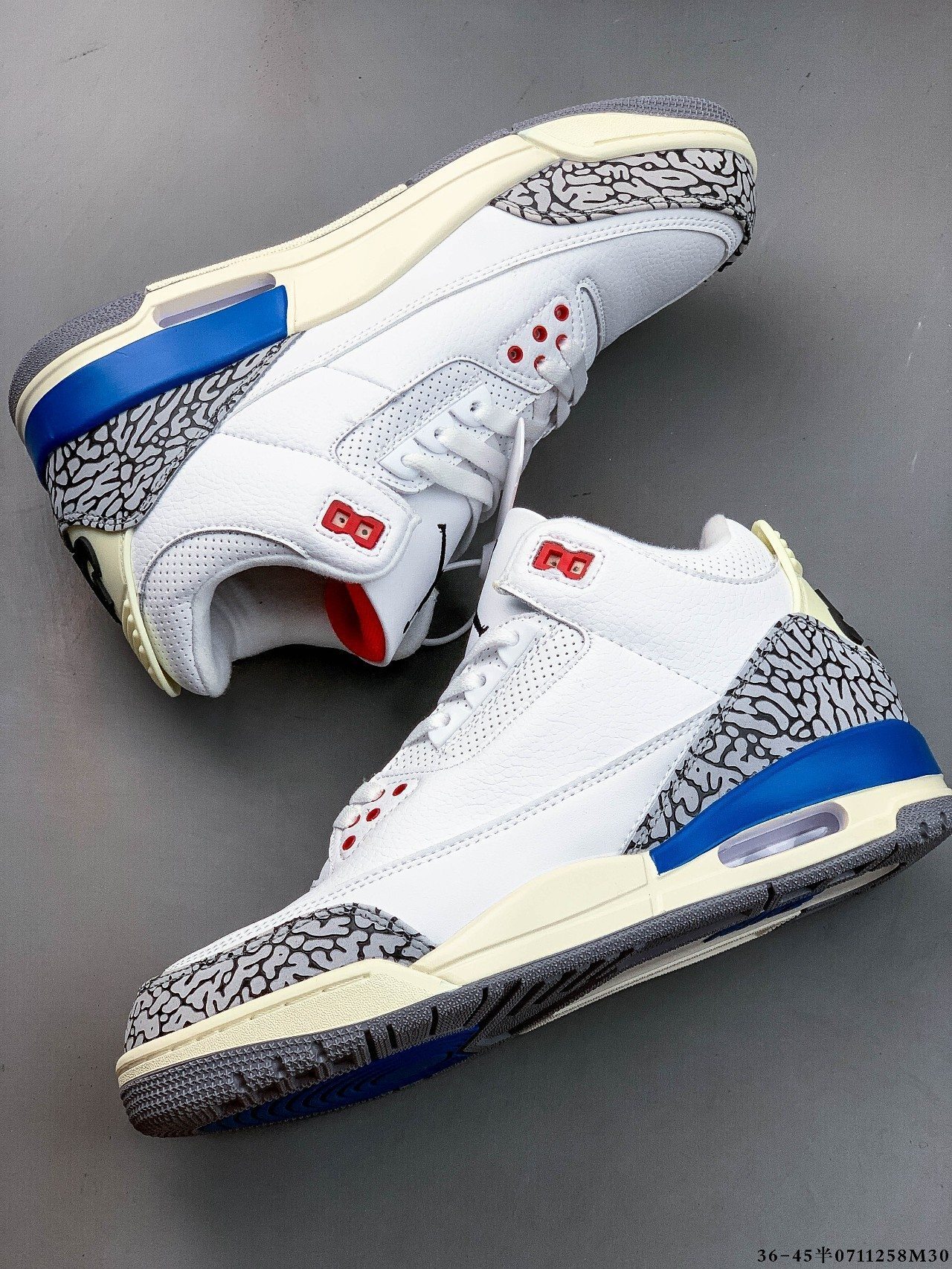 60$ Top Quality Air jordan 3 Retro size 36-45 half 539080 QT186 gallery