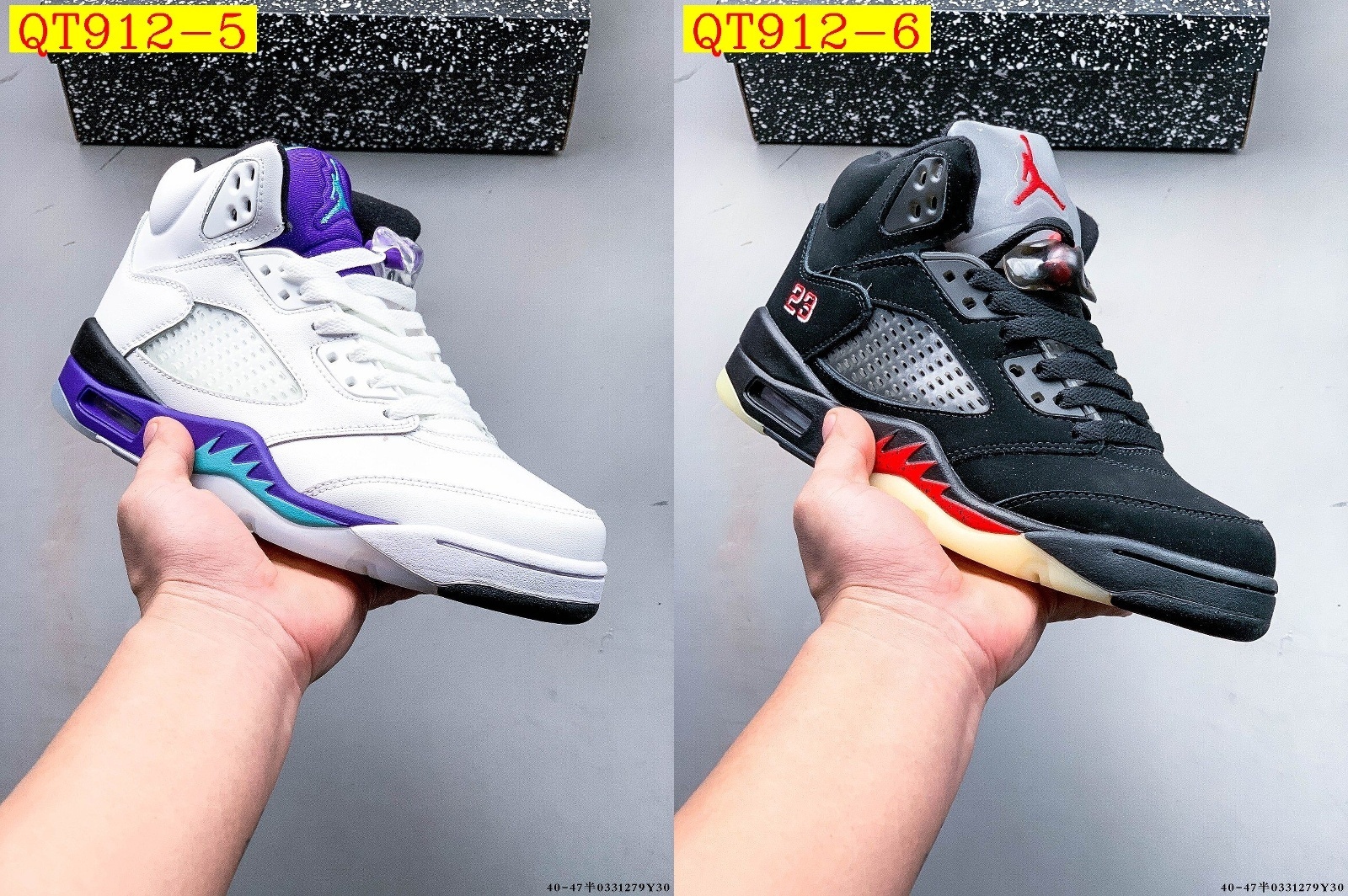 60$ Top Quality Nike Air Jordan 5 Retro AJ5 size 40-47 half 536020 QT912 gallery