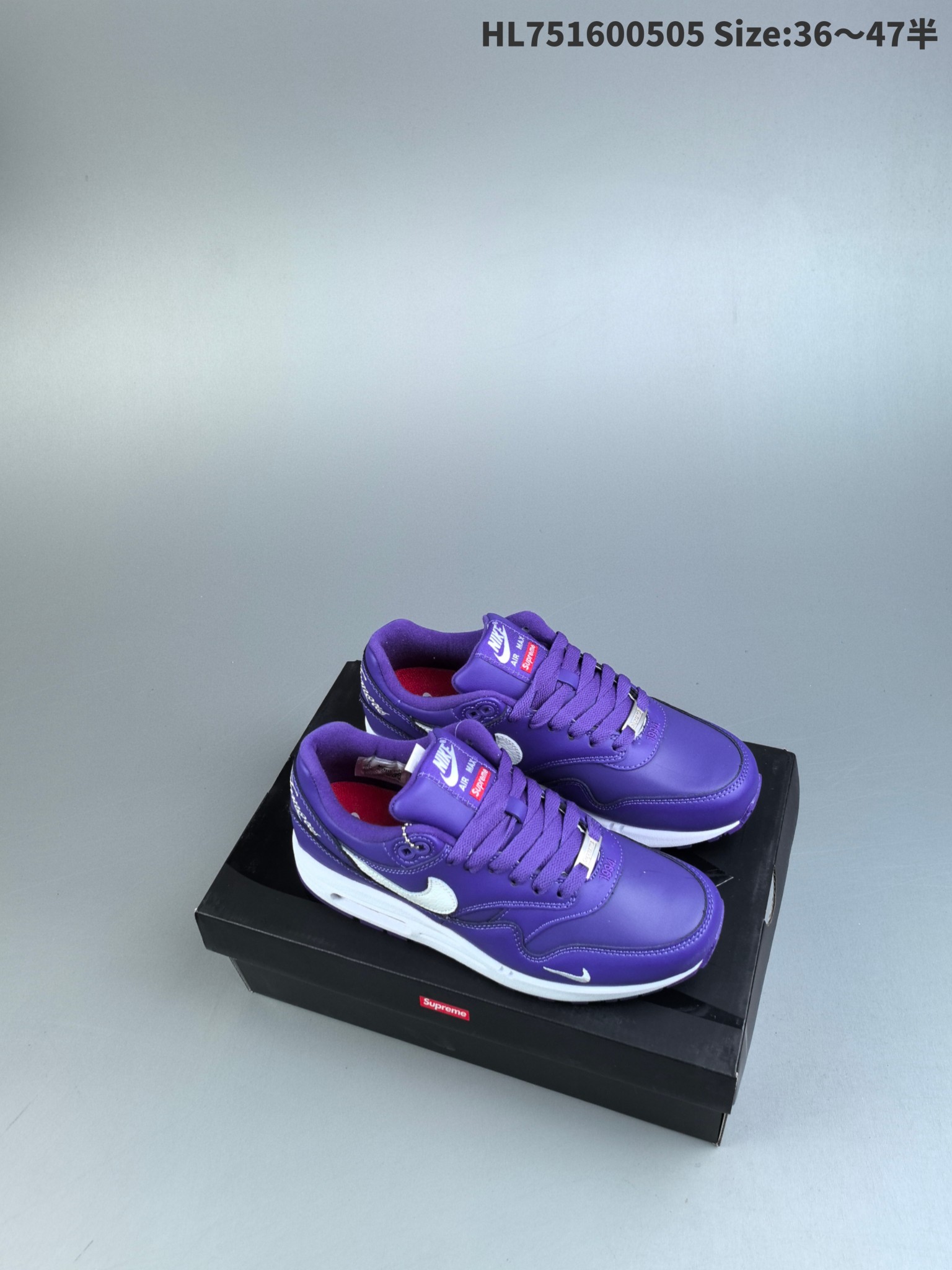 60$ Top Quality Nike Air Max 1 half size 36-46 835240 MZ871 gallery