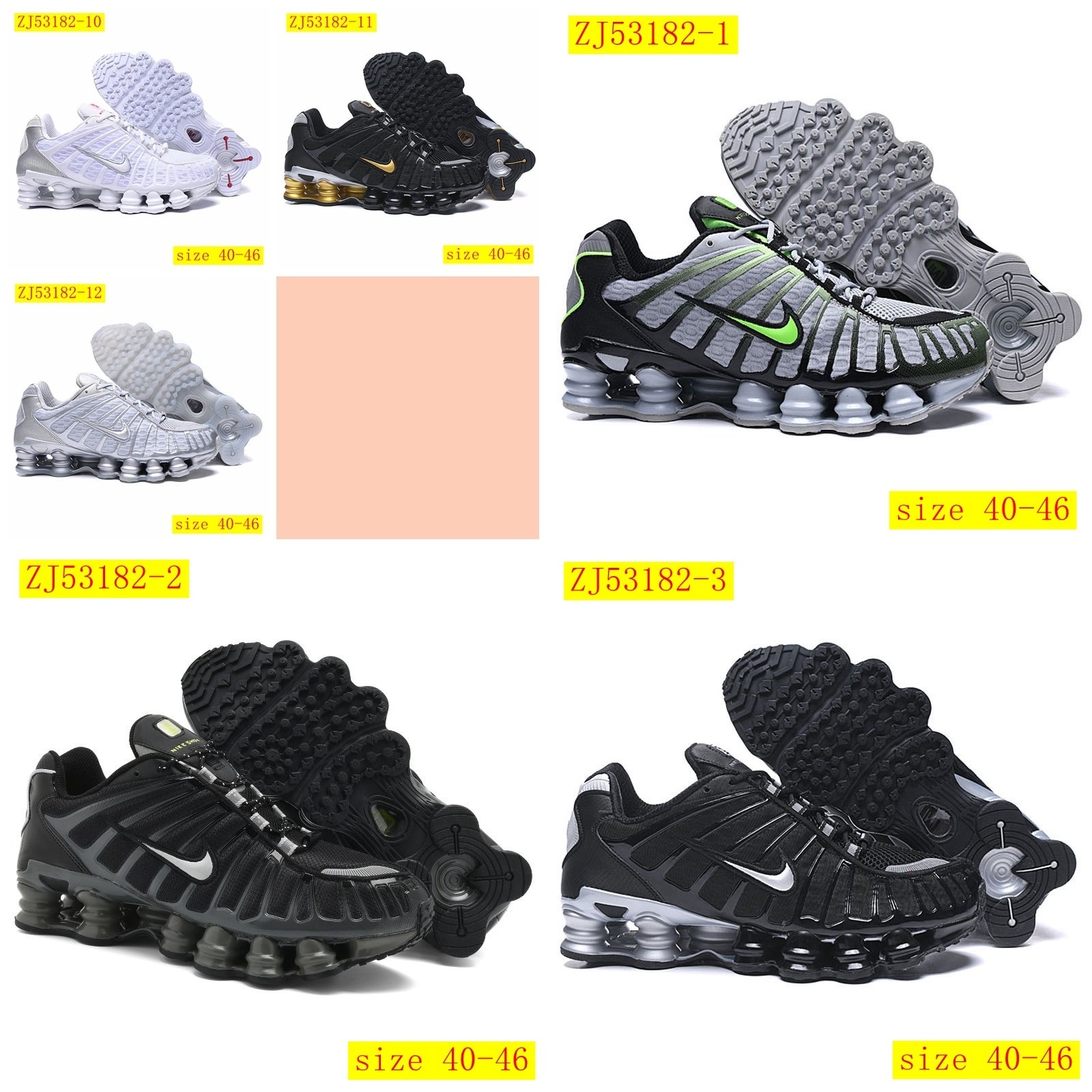 60$ dh Nike Shox TL Size 40-46 53829046107 ZJ53182 gallery