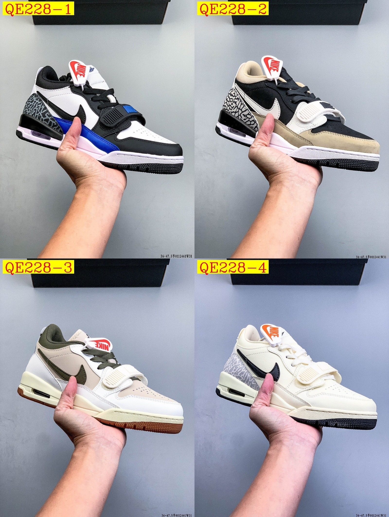 61$ Nike Air Jordan Legacy AJ312 Low size 36-47.5 half 536140 QE228 gallery