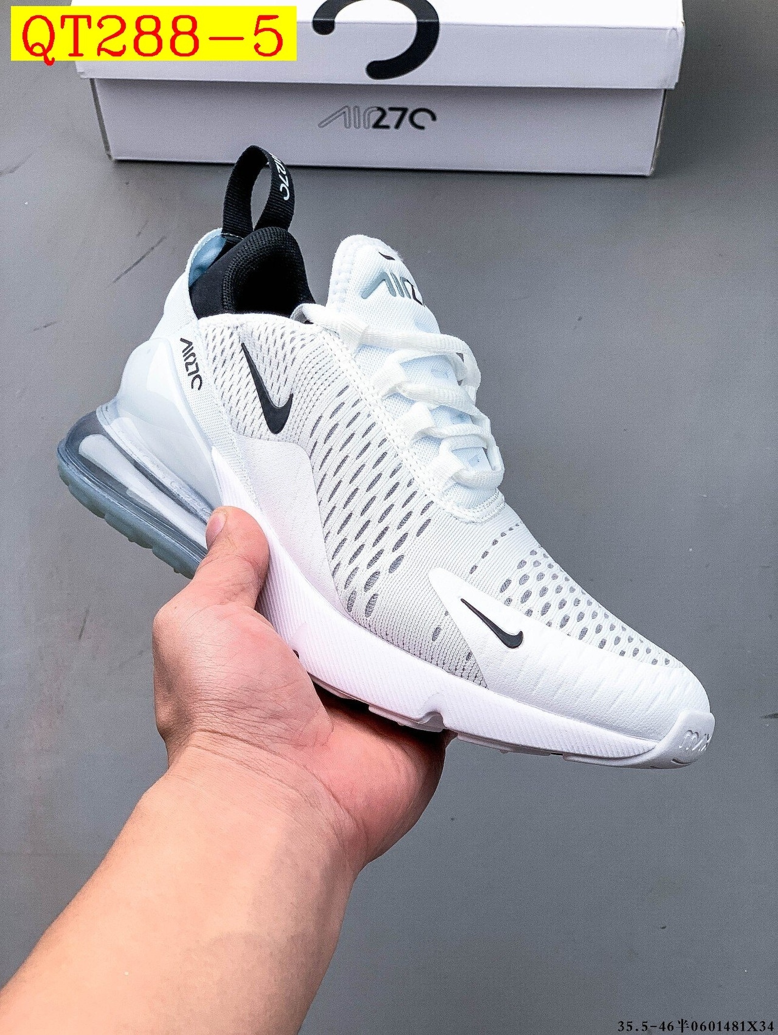 61$ Nike Air Max 270 size 36-45 half 233450 QT288 gallery
