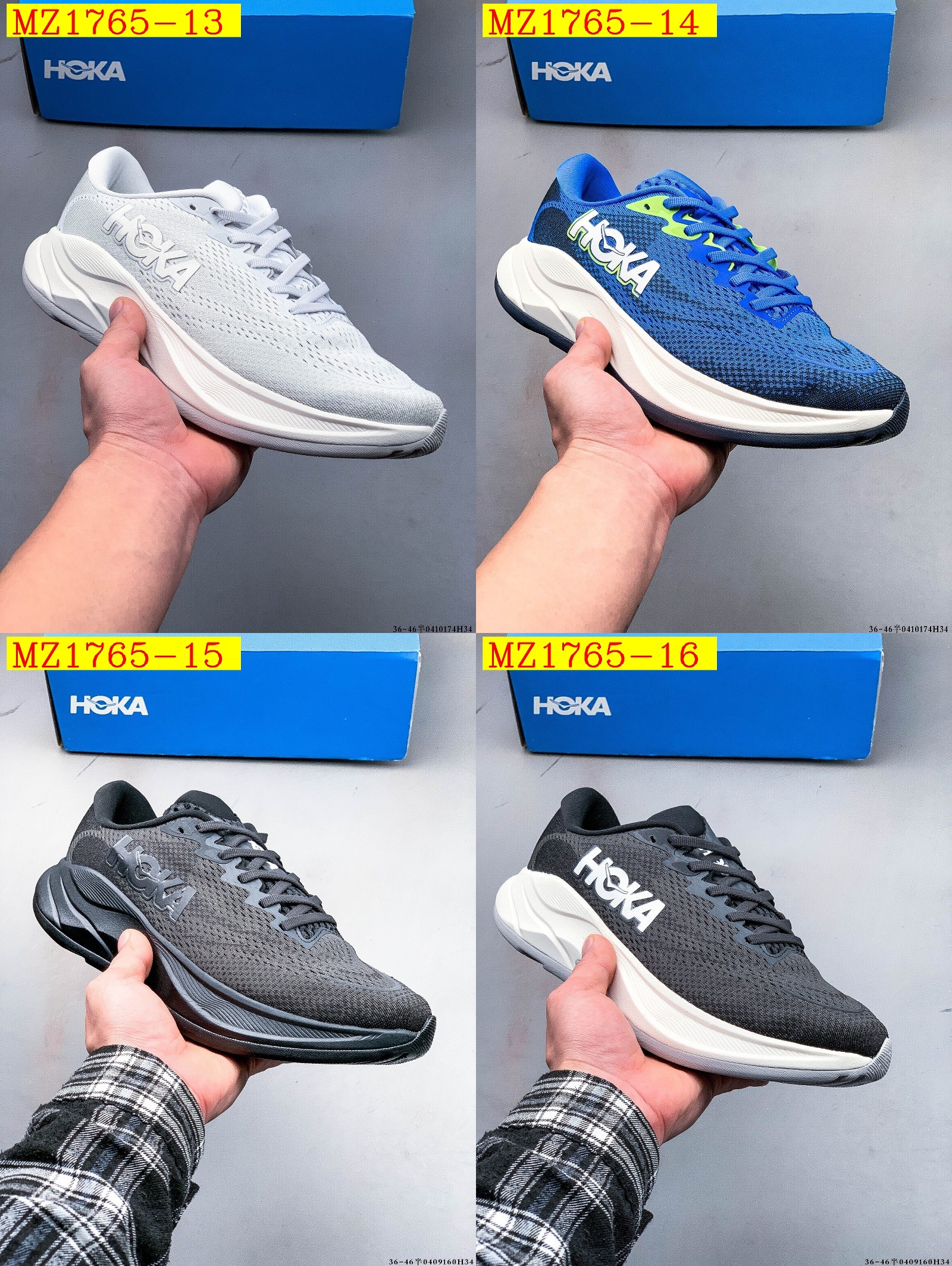 Top Quality HOKA ONE ONE RINCON 4 size 36 45 233400 MZ1765 gallery