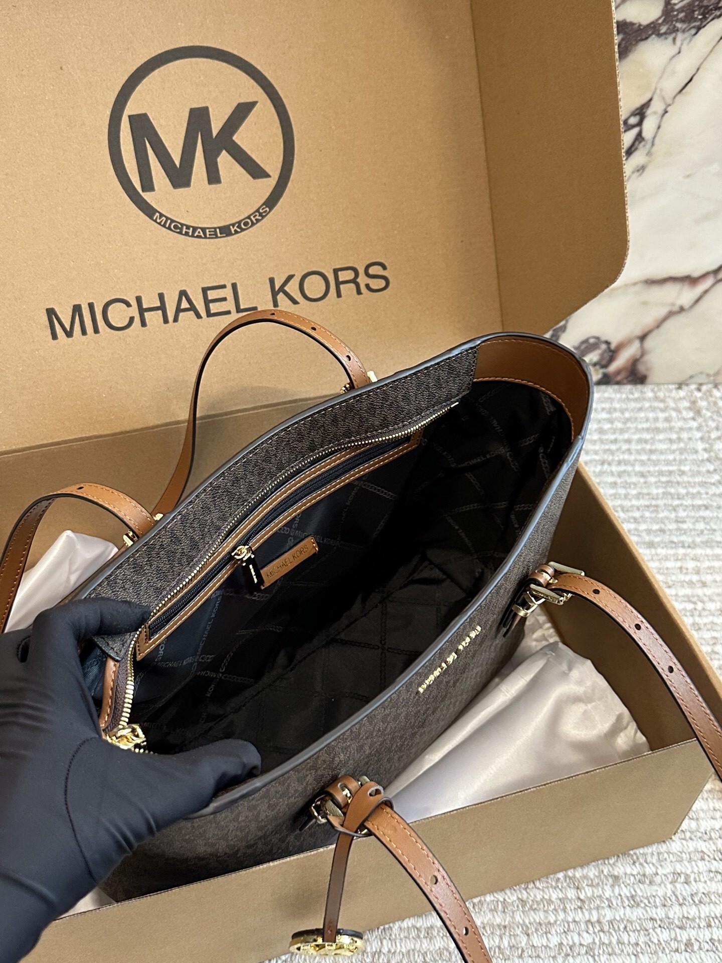 61$ Top Quality MK Quinn Should bag Size 30cm 632300 HY96 gallery