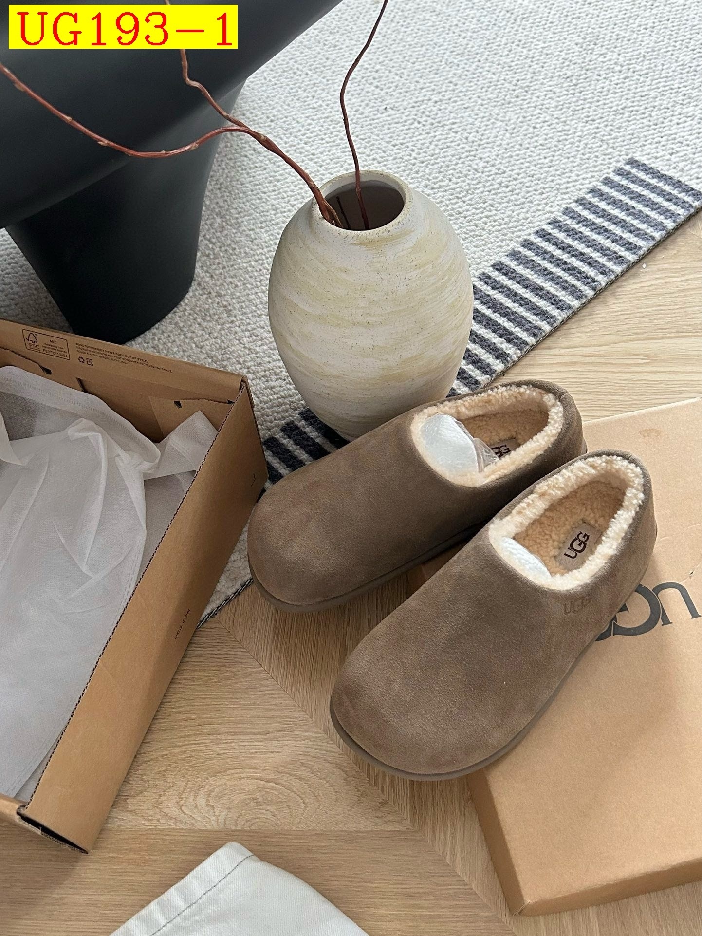 61$ new_dh Top Quality UGG Boot Leather Wool Size 35-40 43165045080 UG193 gallery