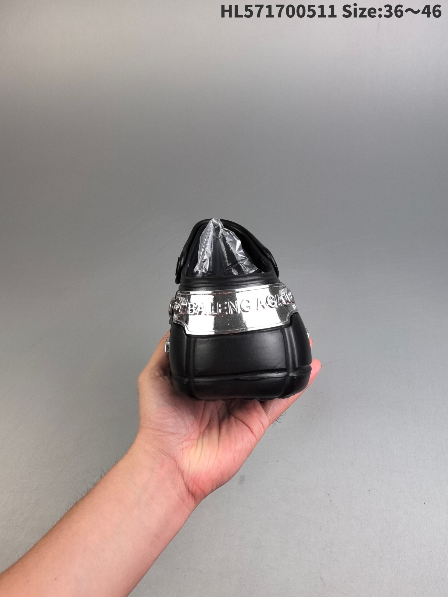 62$ BALENCIAGA Crocs HardCrocs Sandal size 36-46 738490 MZ1055 gallery