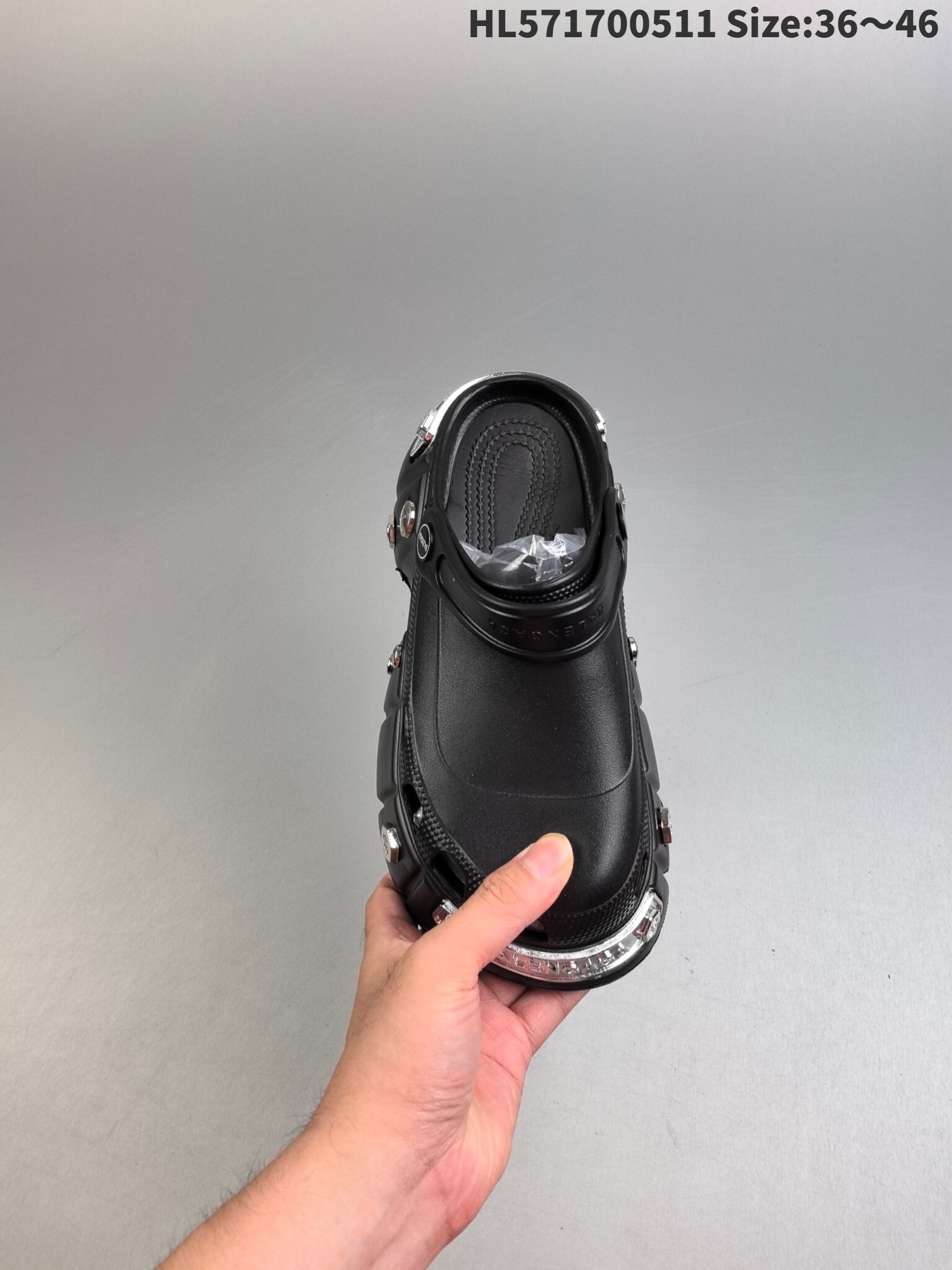 62$ BALENCIAGA Crocs HardCrocs Sandal size 36-46 738490 MZ1055 gallery