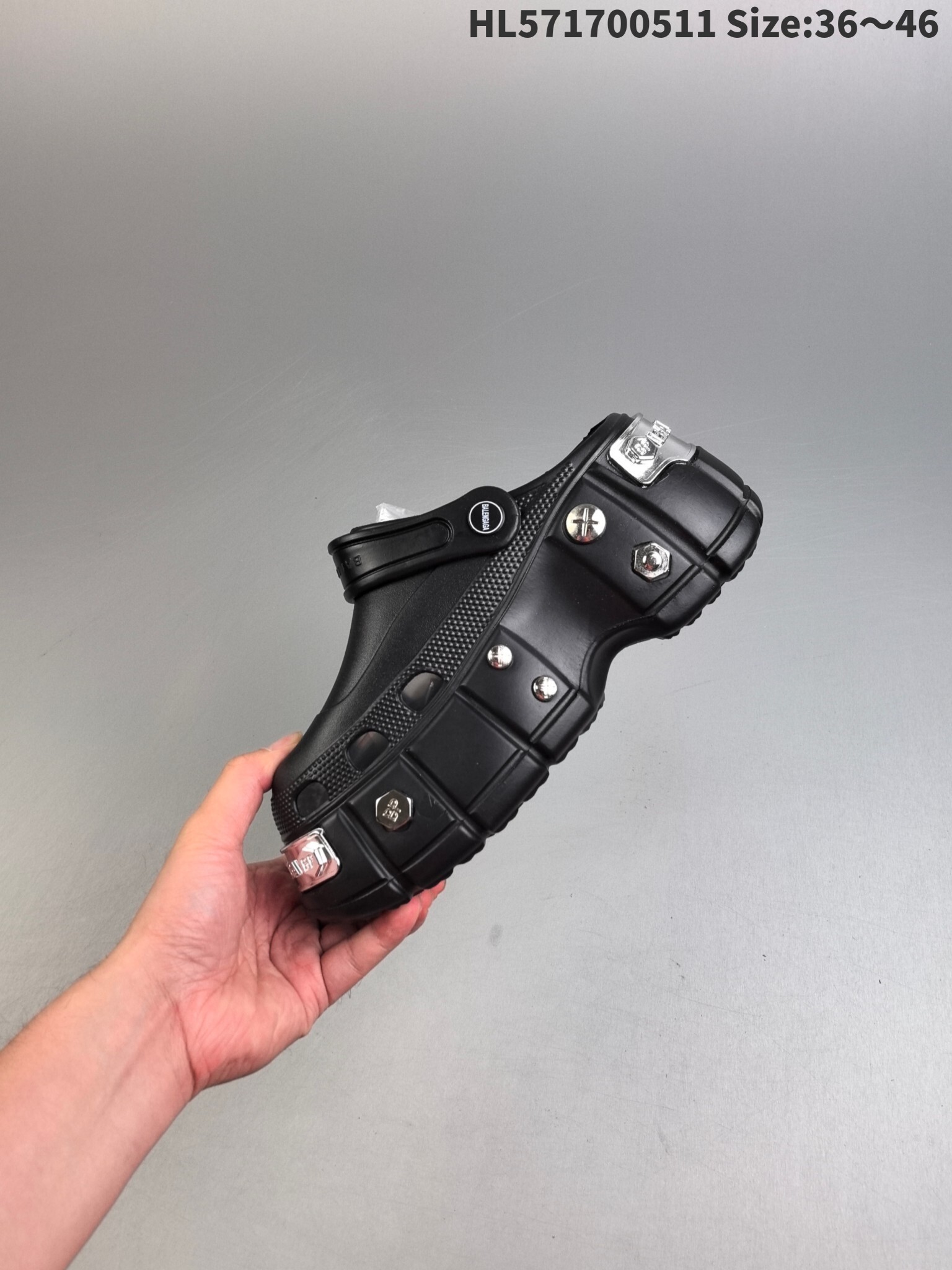 62$ BALENCIAGA Crocs HardCrocs Sandal size 36-46 738490 MZ1055 gallery