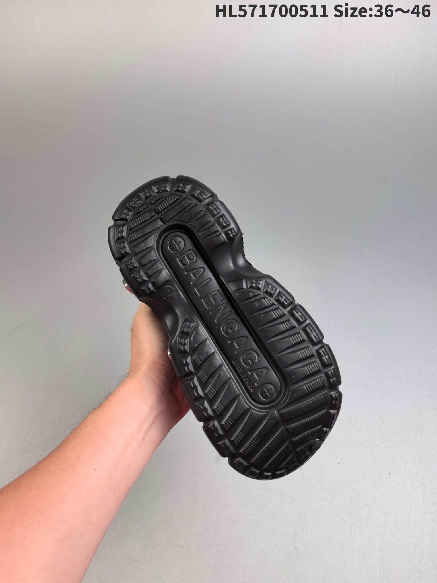 62$ BALENCIAGA Crocs HardCrocs Sandal size 36-46 738490 MZ1055 gallery