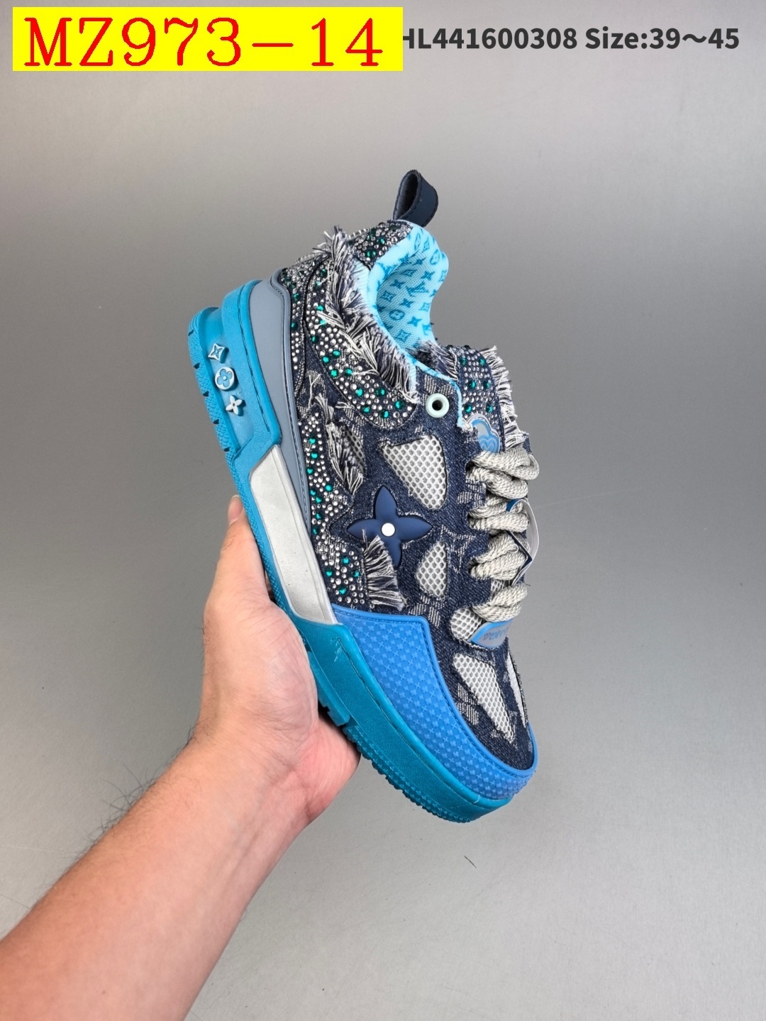 62$ Louis Vuitton Trainer Sneaker Low size 36-45 134280 MZ973 gallery