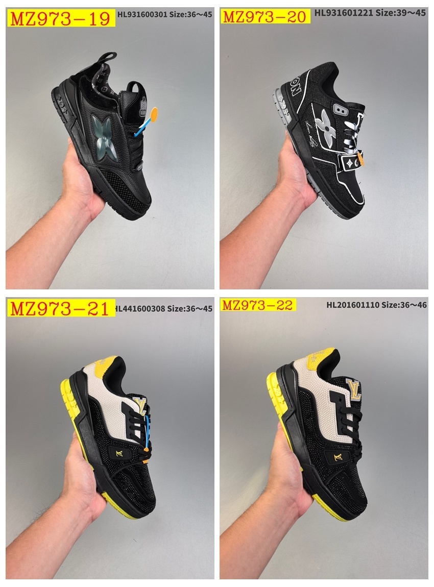 62$ Louis Vuitton Trainer Sneaker Low size 36-45 134280 MZ973 gallery