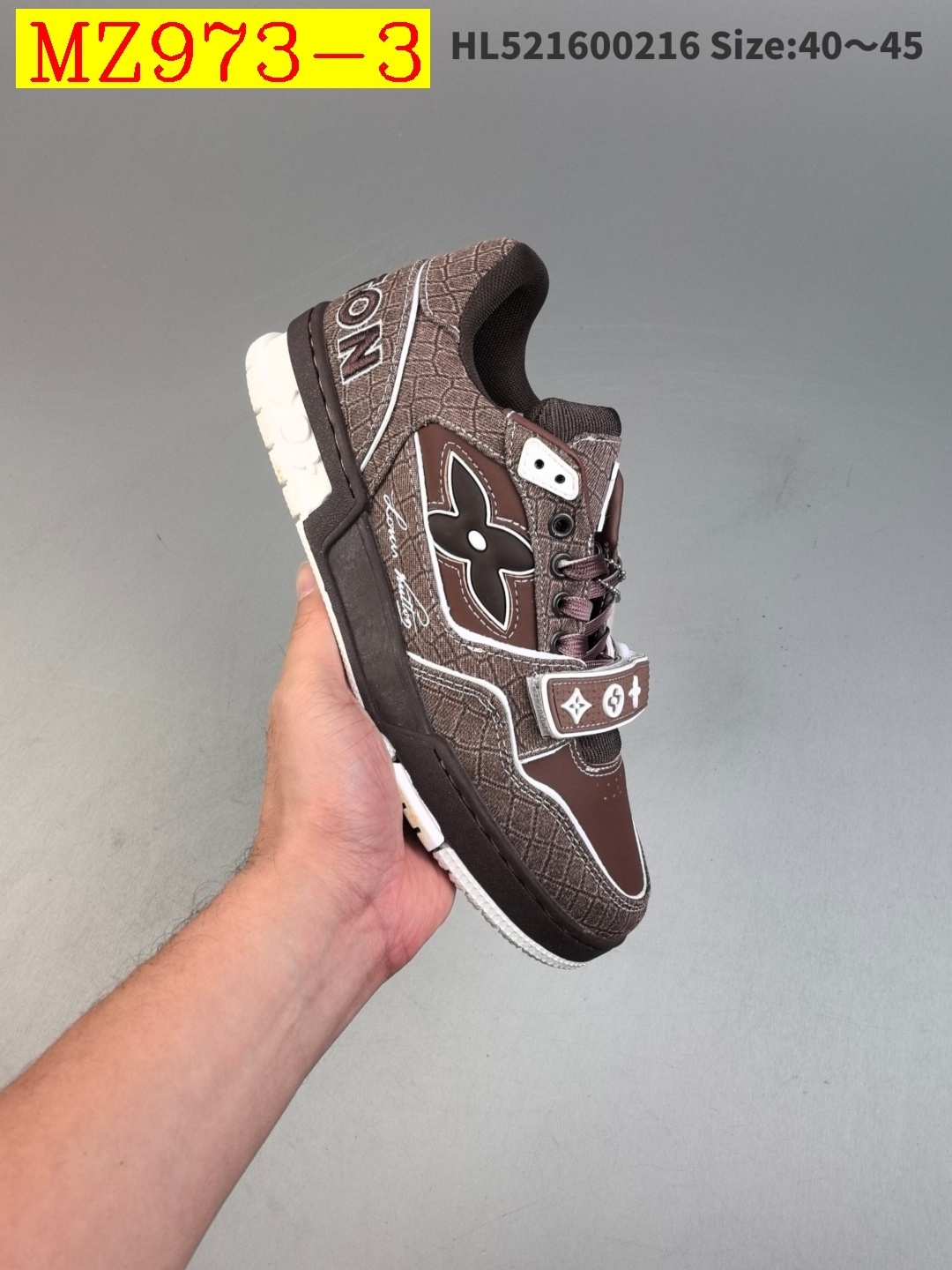 62$ Louis Vuitton Trainer Sneaker Low size 36-45 134280 MZ973 gallery