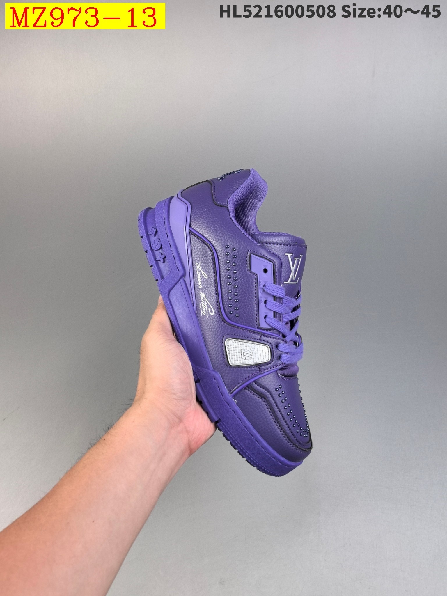 62$ Louis Vuitton Trainer Sneaker Low size 36-45 134280 MZ973 gallery