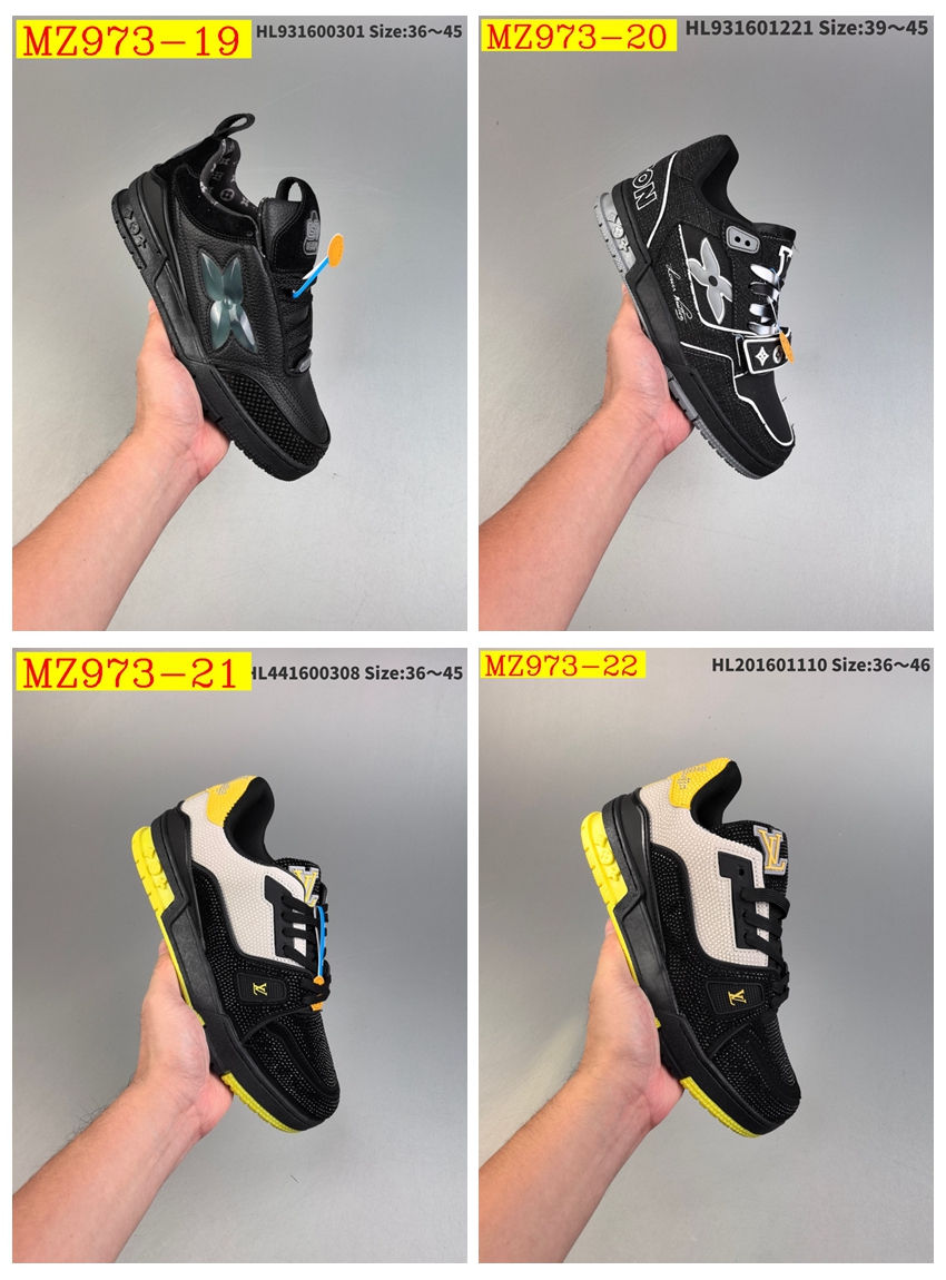 62$ Louis Vuitton Trainer Sneaker Low size 36-45 134280 MZ973 gallery