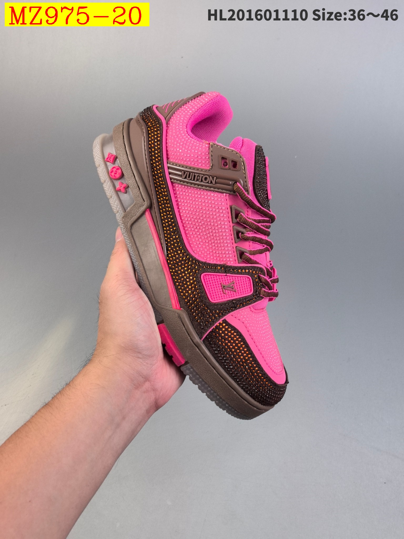 62$ Louis Vuitton Trainer Sneaker Low size 36-45 234280 MZ975 gallery