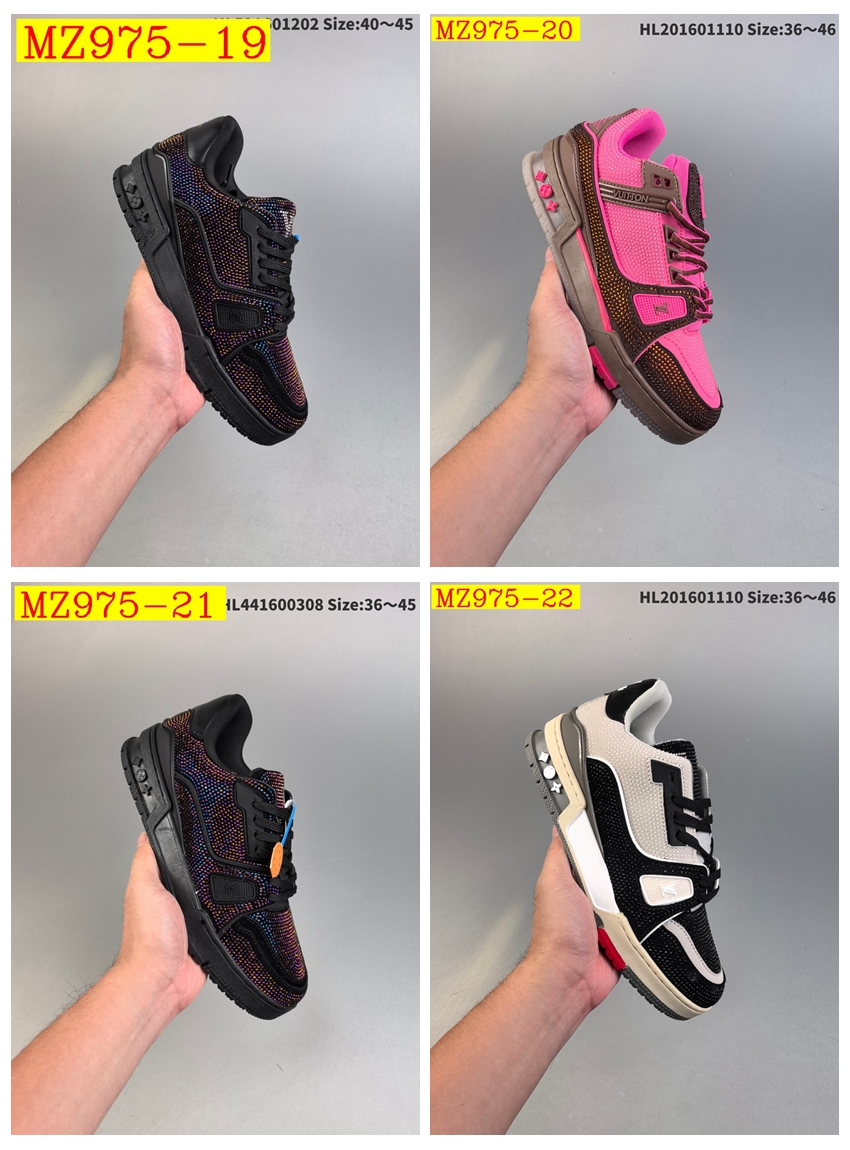 62$ Louis Vuitton Trainer Sneaker Low size 36-45 234280 MZ975 gallery