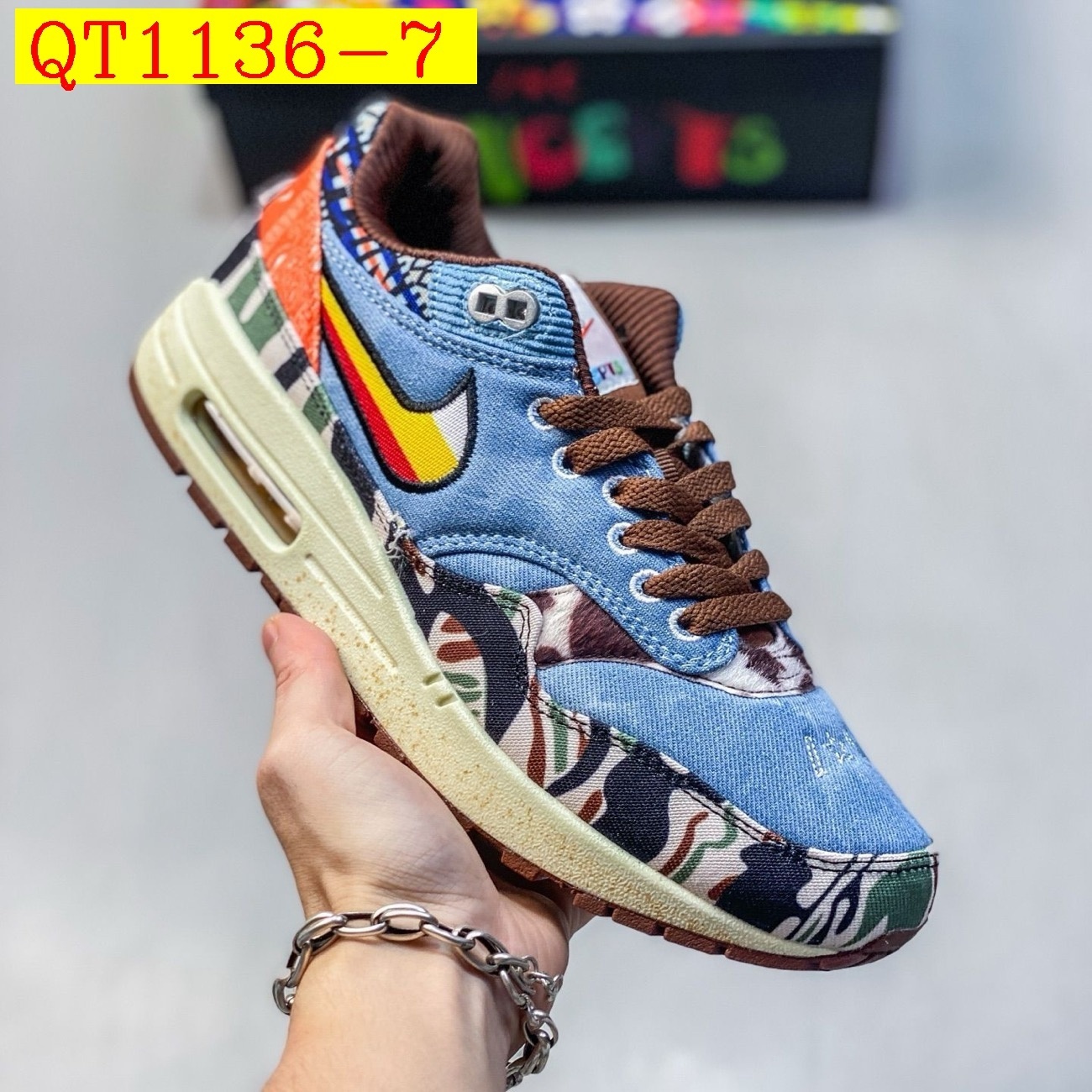 62$ Nike Air Max 1 Size 36-45 236280 QT1136 gallery