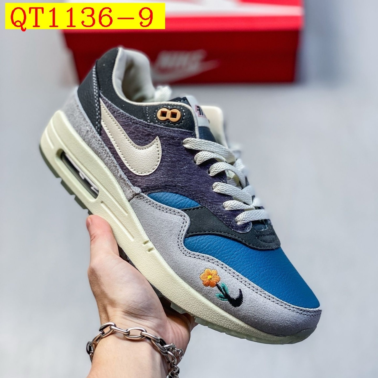 62$ Nike Air Max 1 Size 36-45 236280 QT1136 gallery