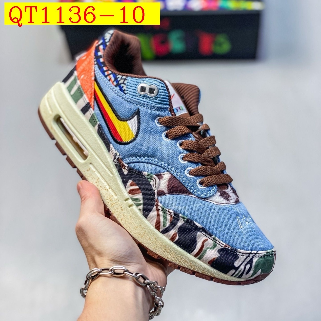 62$ Nike Air Max 1 Size 36-45 236280 QT1136 gallery