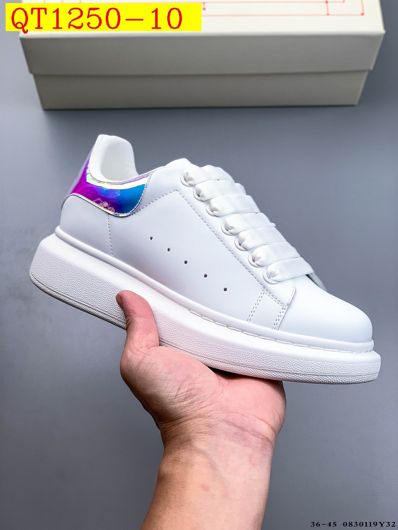 62$ Top Quality Alexander McQueen Real Leather Size 36-45 234200 QT1250 gallery