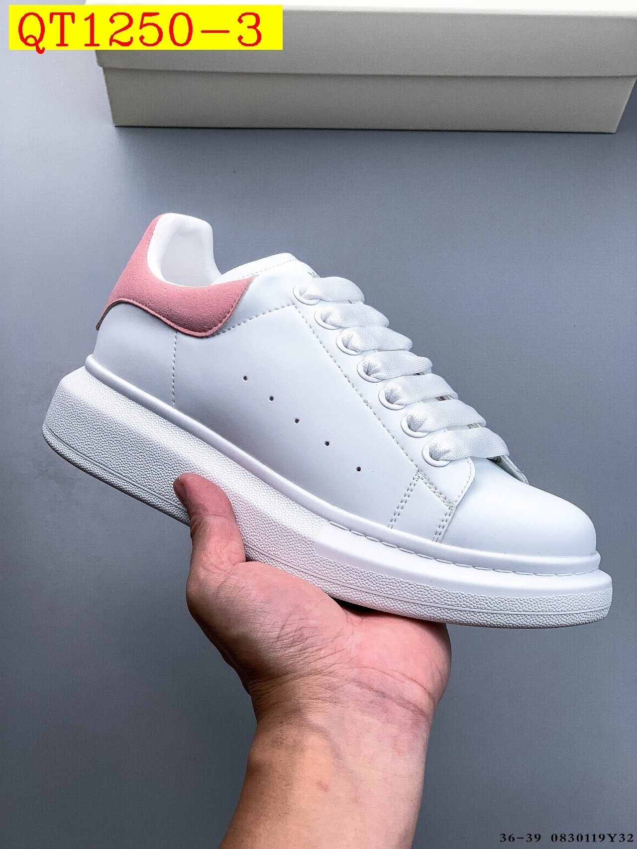 62$ Top Quality Alexander McQueen Real Leather Size 36-45 234200 QT1250 gallery