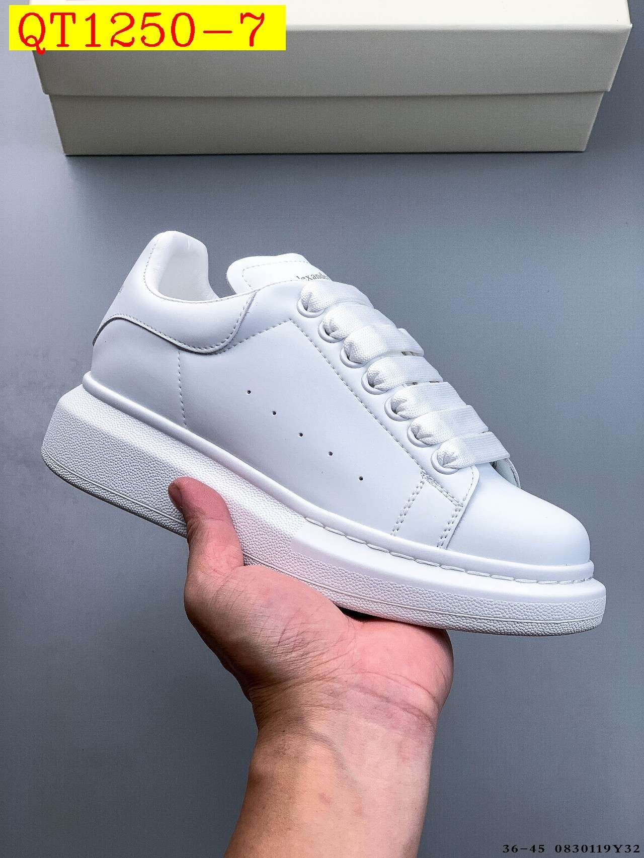 62$ Top Quality Alexander McQueen Real Leather Size 36-45 234200 QT1250 gallery