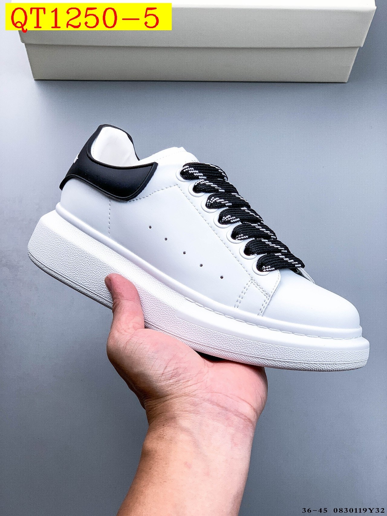 62$ Top Quality Alexander McQueen Real Leather Size 36-45 234200 QT1250 gallery