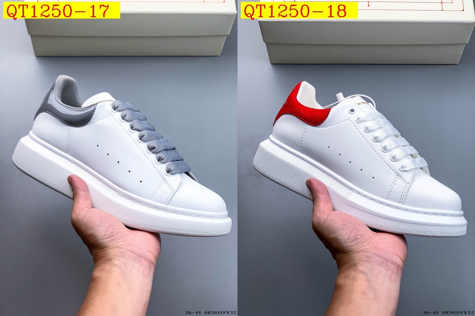 62$ Top Quality Alexander McQueen Real Leather Size 36-45 234200 QT1250 gallery