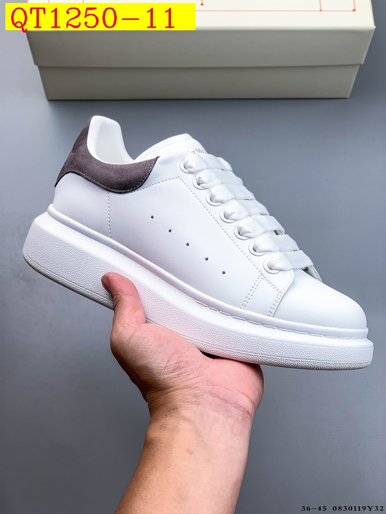 62$ Top Quality Alexander McQueen Real Leather Size 36-45 234200 QT1250 gallery
