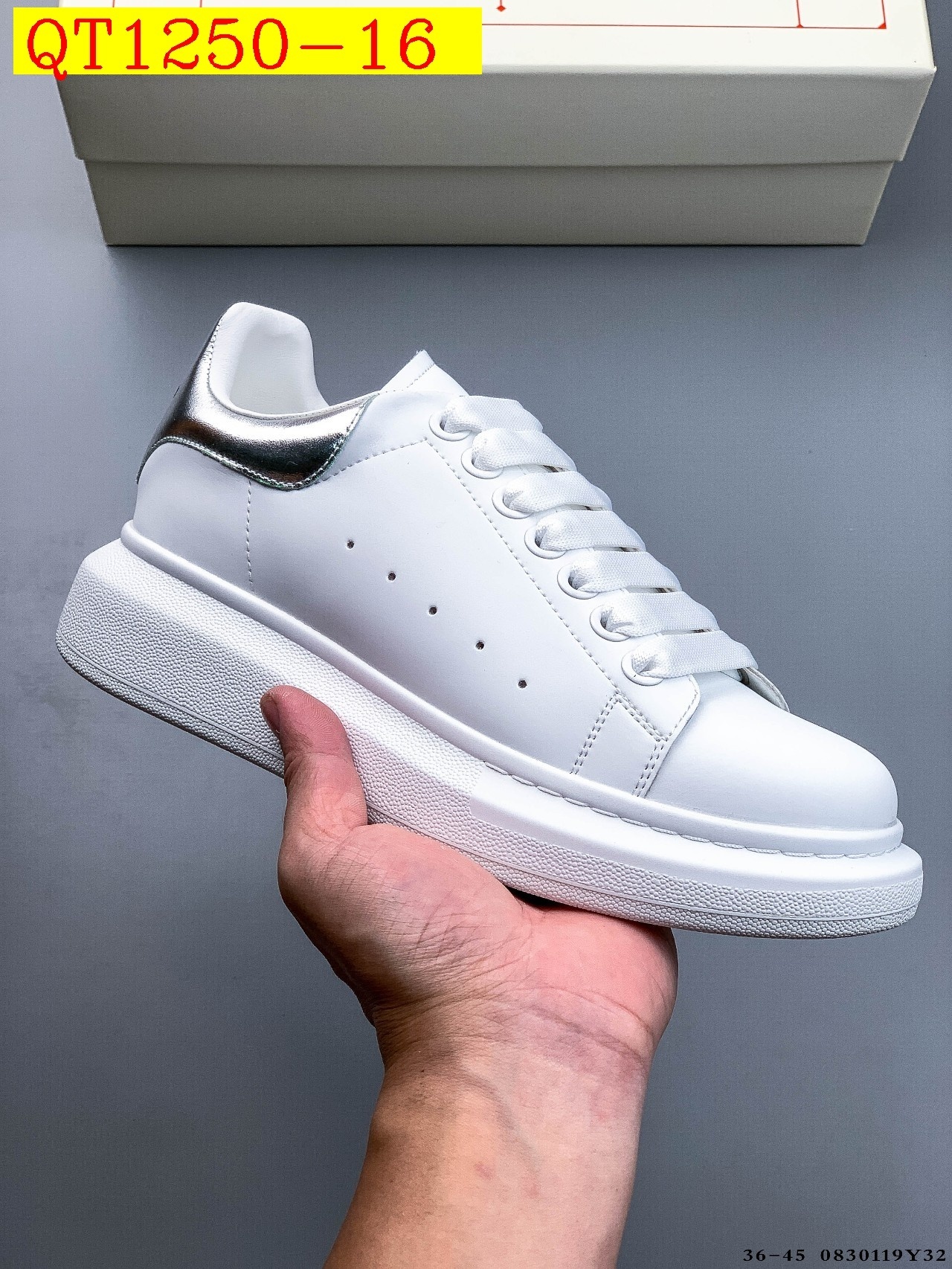 62$ Top Quality Alexander McQueen Real Leather Size 36-45 234200 QT1250 gallery