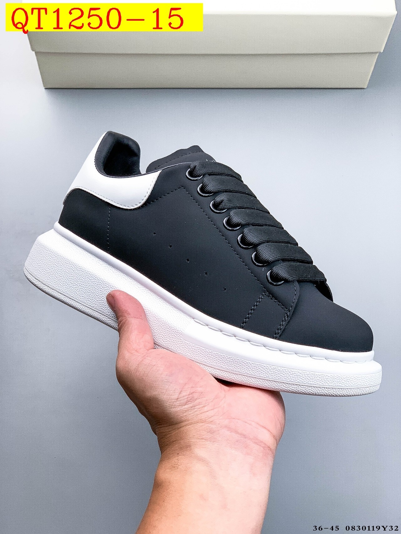 62$ Top Quality Alexander McQueen Real Leather Size 36-45 234200 QT1250 gallery