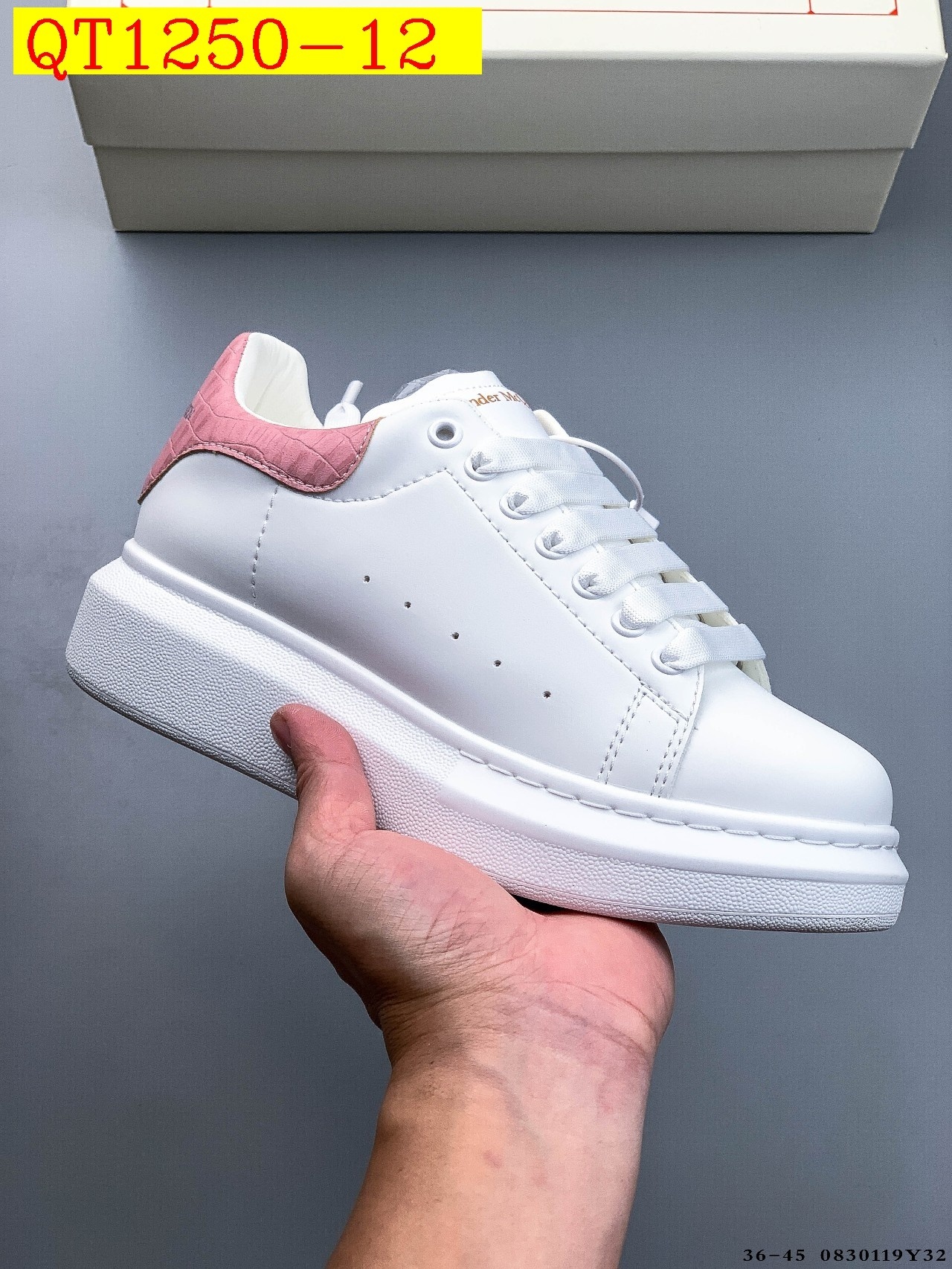 62$ Top Quality Alexander McQueen Real Leather Size 36-45 234200 QT1250 gallery