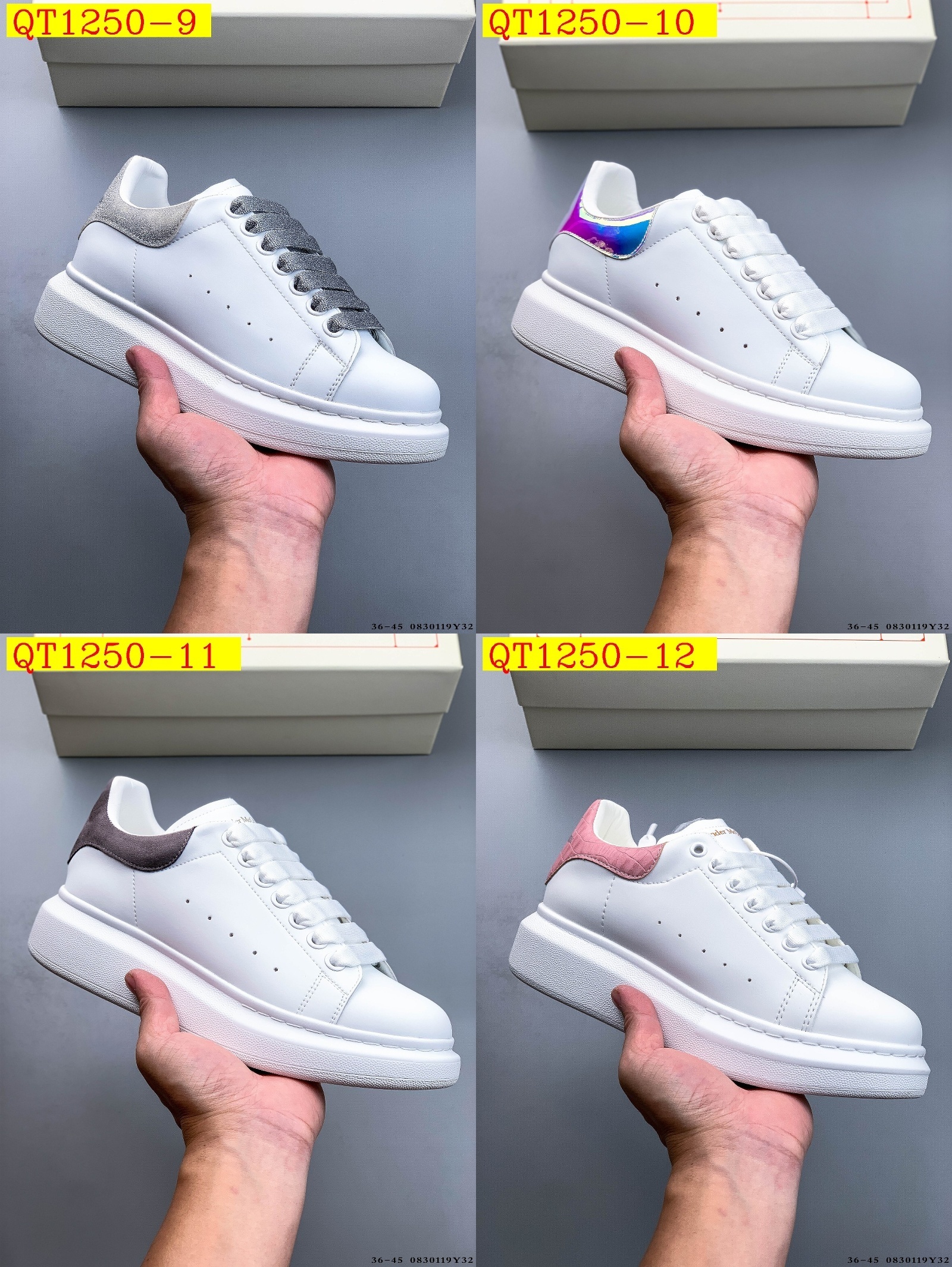 62$ Top Quality Alexander McQueen Real Leather Size 36-45 234200 QT1250 gallery